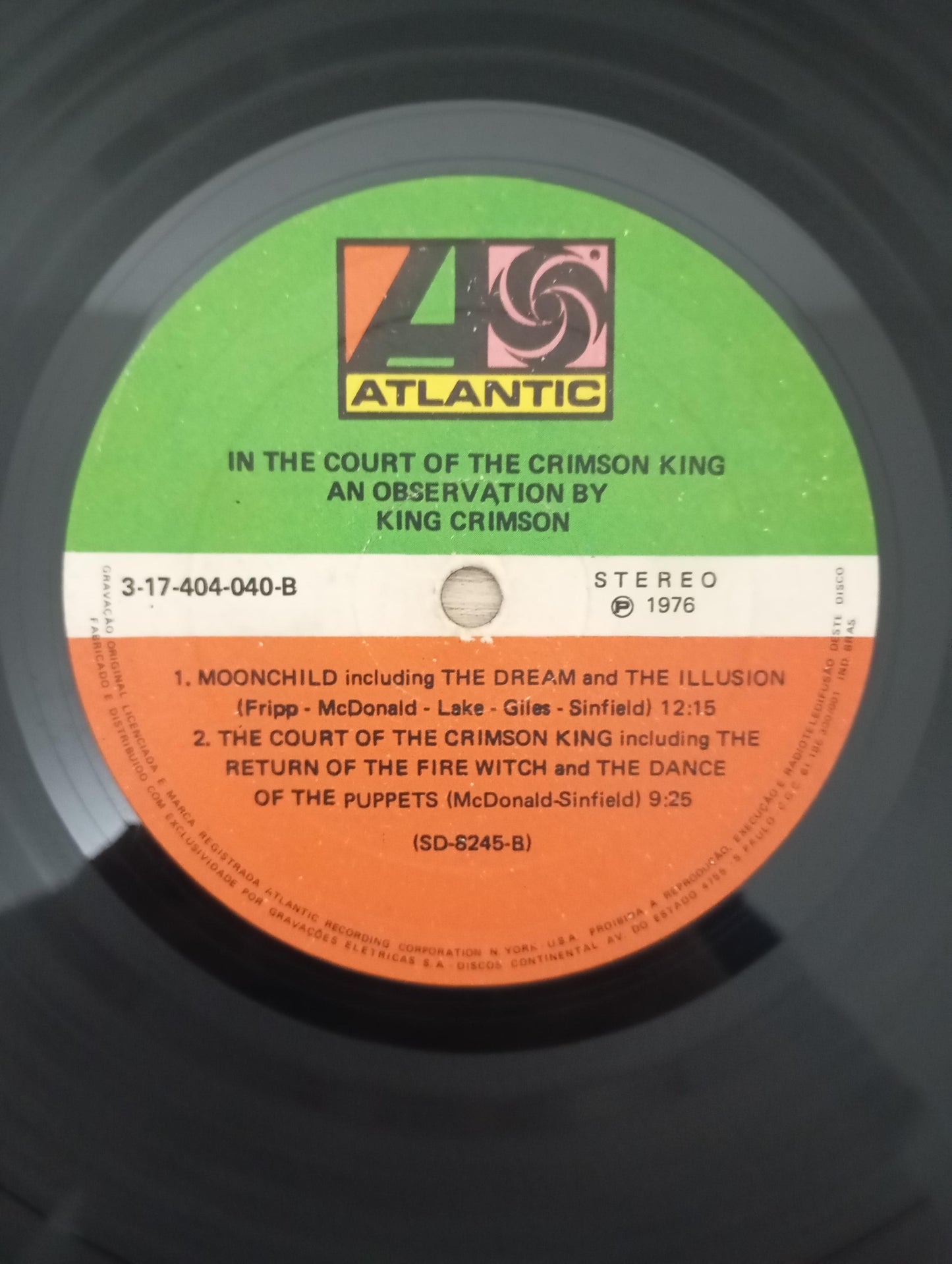 Lp Vinil King Crimson In The Court Of The Crimson King