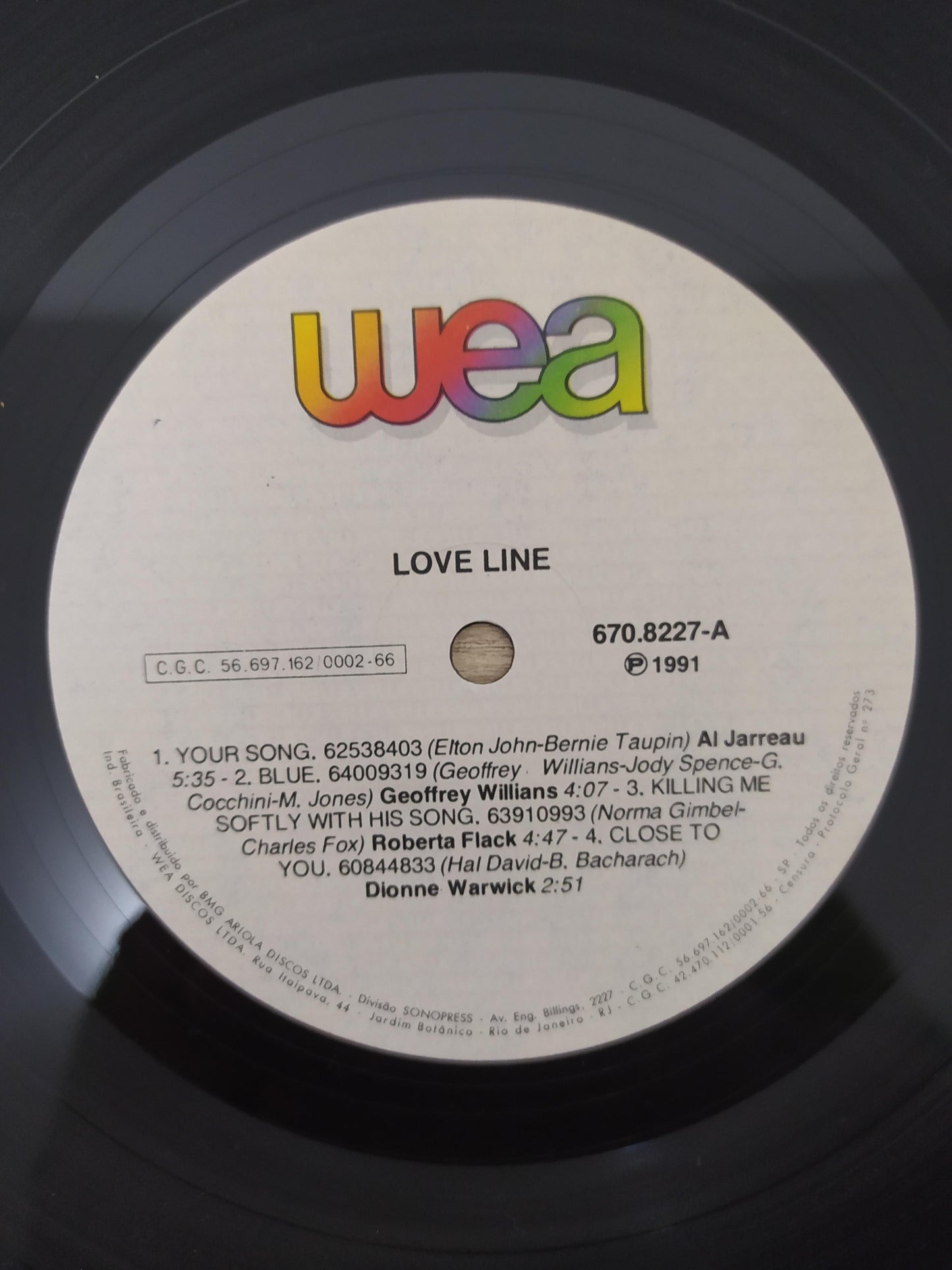 Lp Vinil Disco Love Line