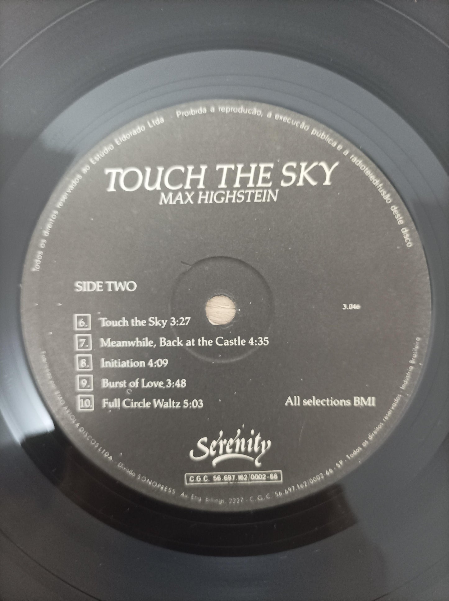 Lp Vinil Max Highstein Touch The Sky