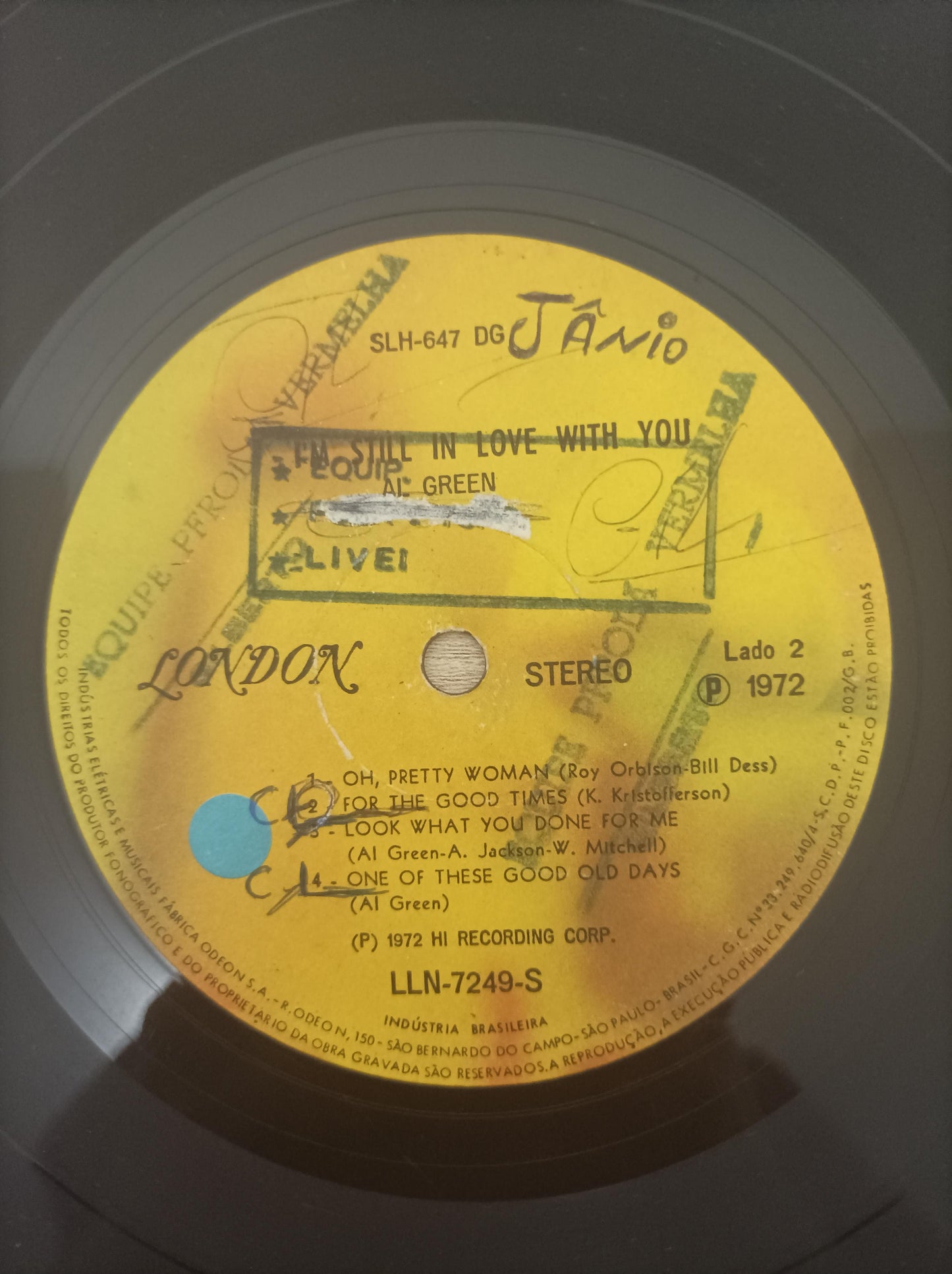 Lp Vinil Al Green I'm Still In Love With You