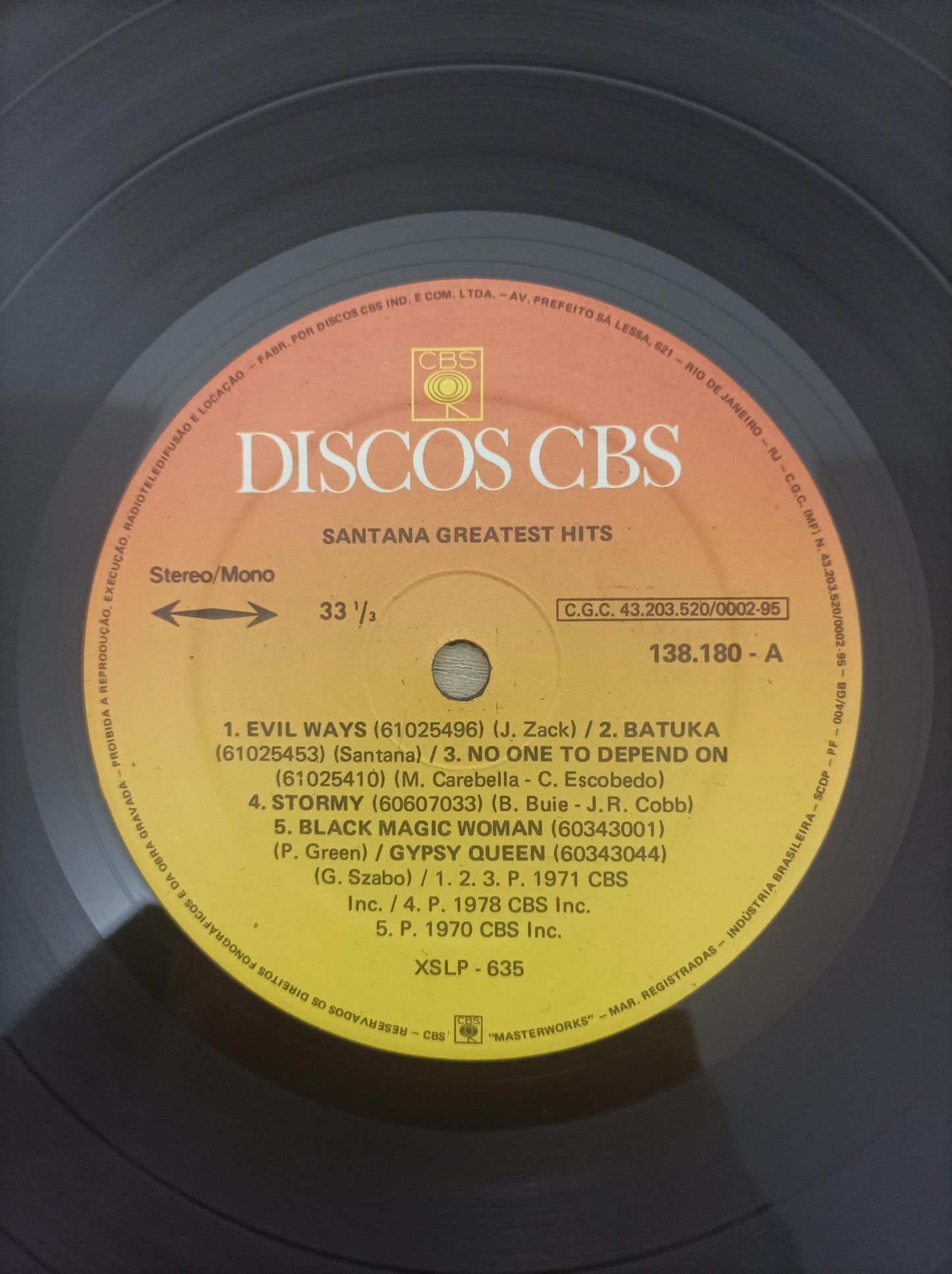 Lp Vinil Santana Greatest Hits