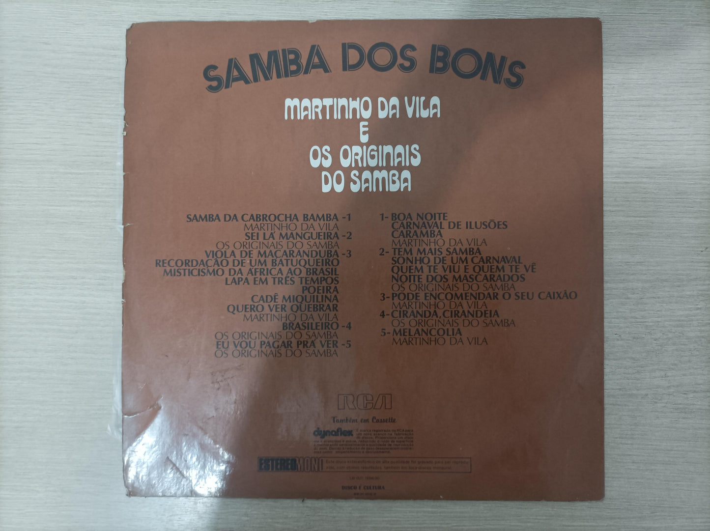 Lp Vinil Martinho Da Vila Samba Dos Bons
