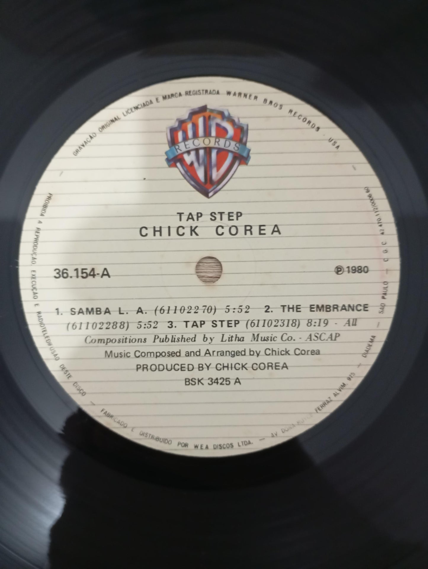 Lp Vinil Chick Corea Tap Step