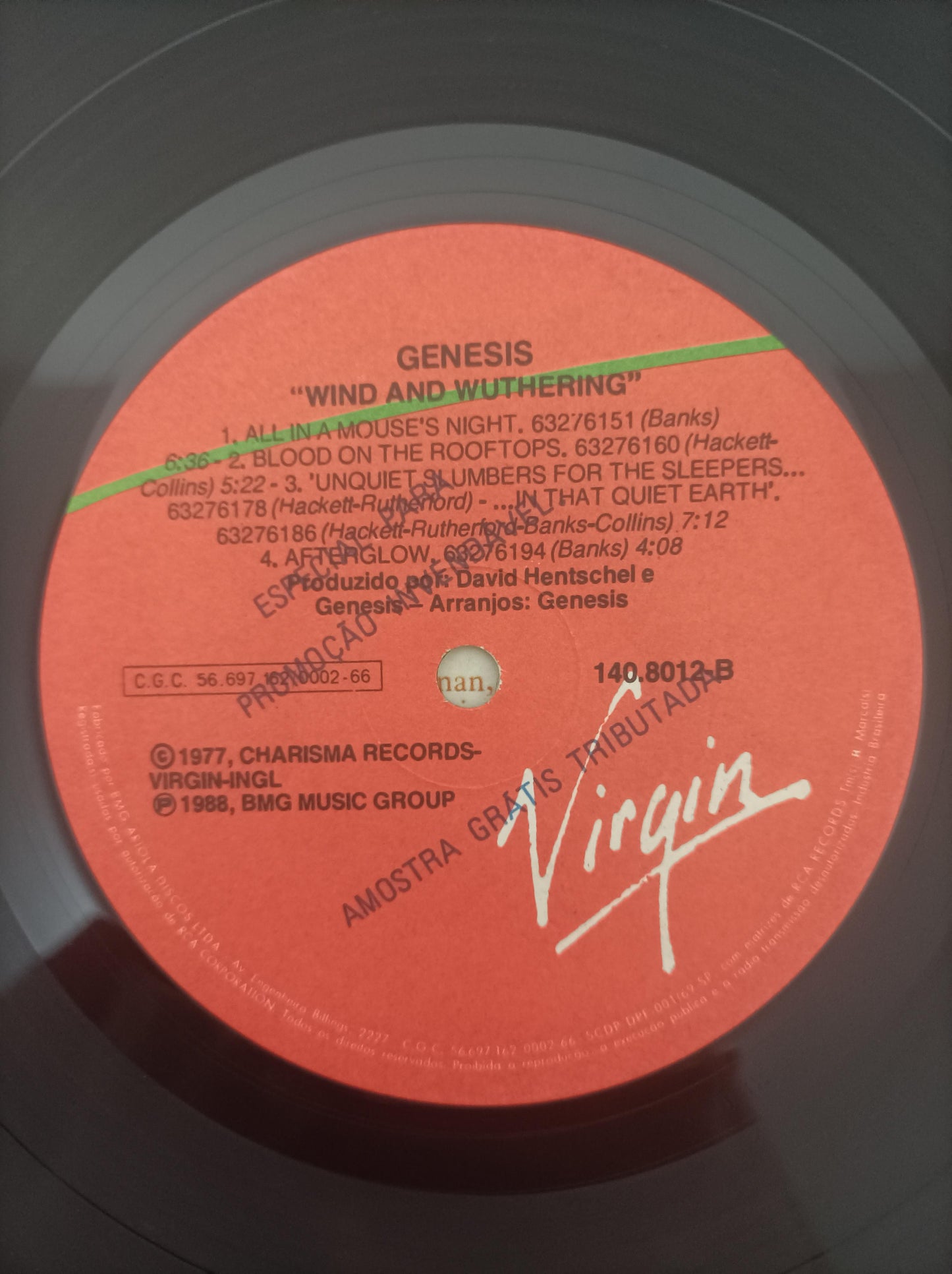 Lp Vinil Genesis Wind & Wuthering Com Encarte