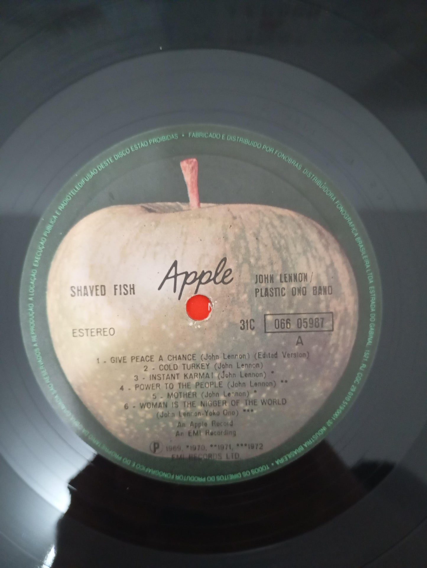Lp Vinil John Lennon Shaved Fish Com Encarte