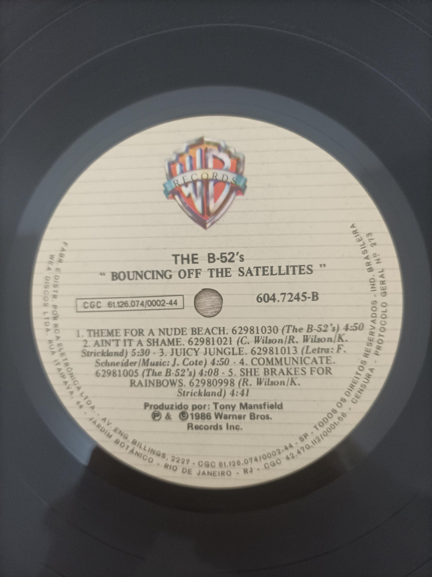 Lp Vinil The B-52's Bouncing Off The Satellites