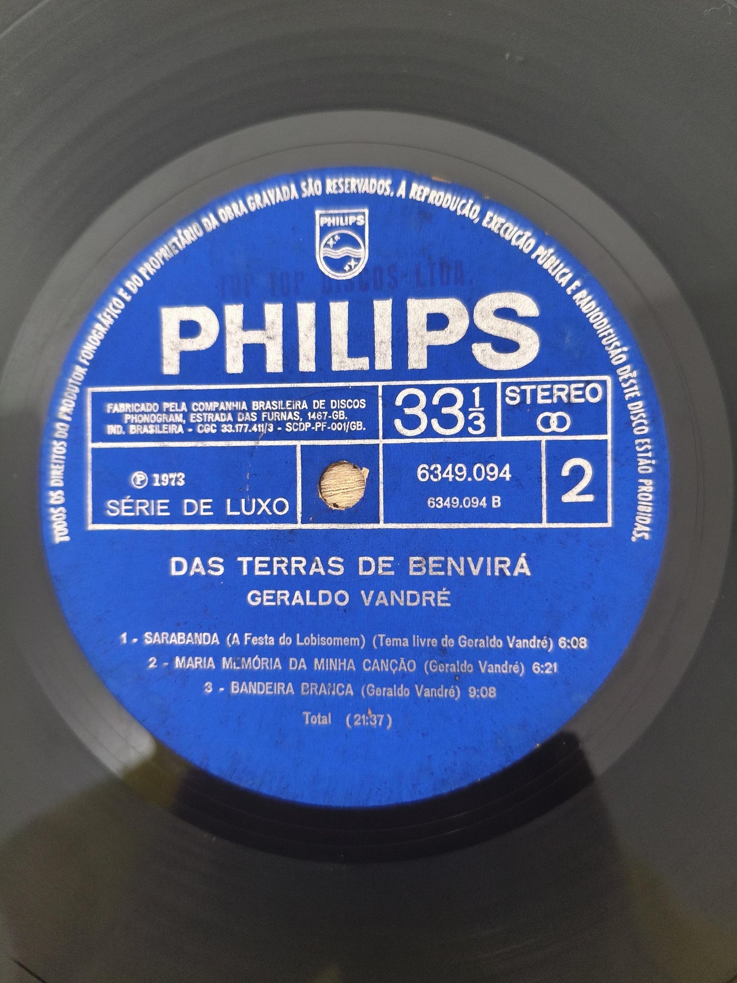 Lp Vinil Geraldo Vandré Das Terras De Benvirá