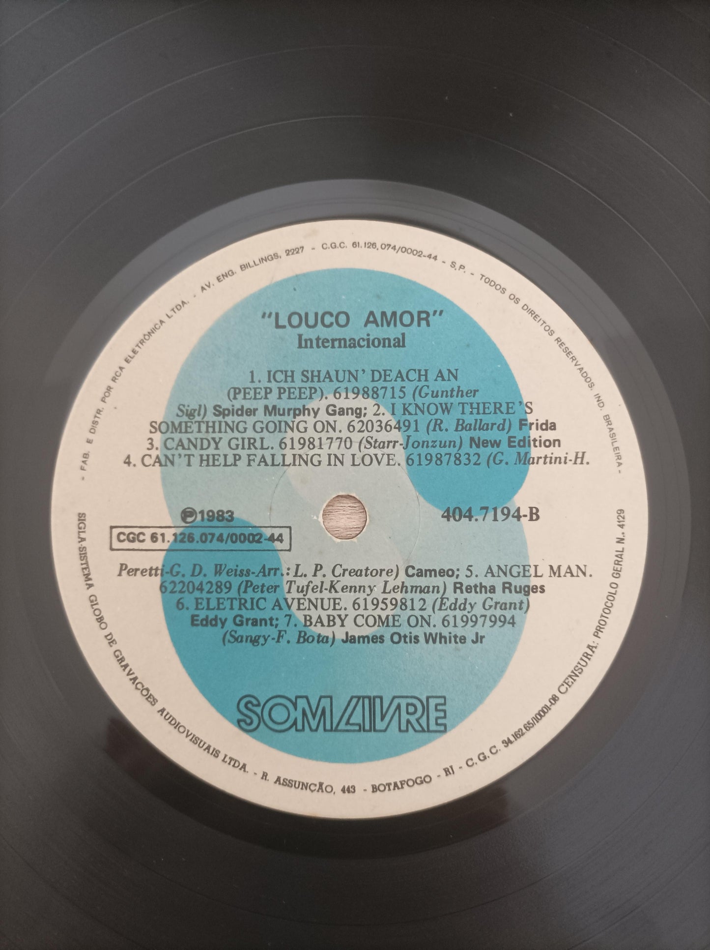 Lp Vinil Louco Amor Trilha Sonora Internacional