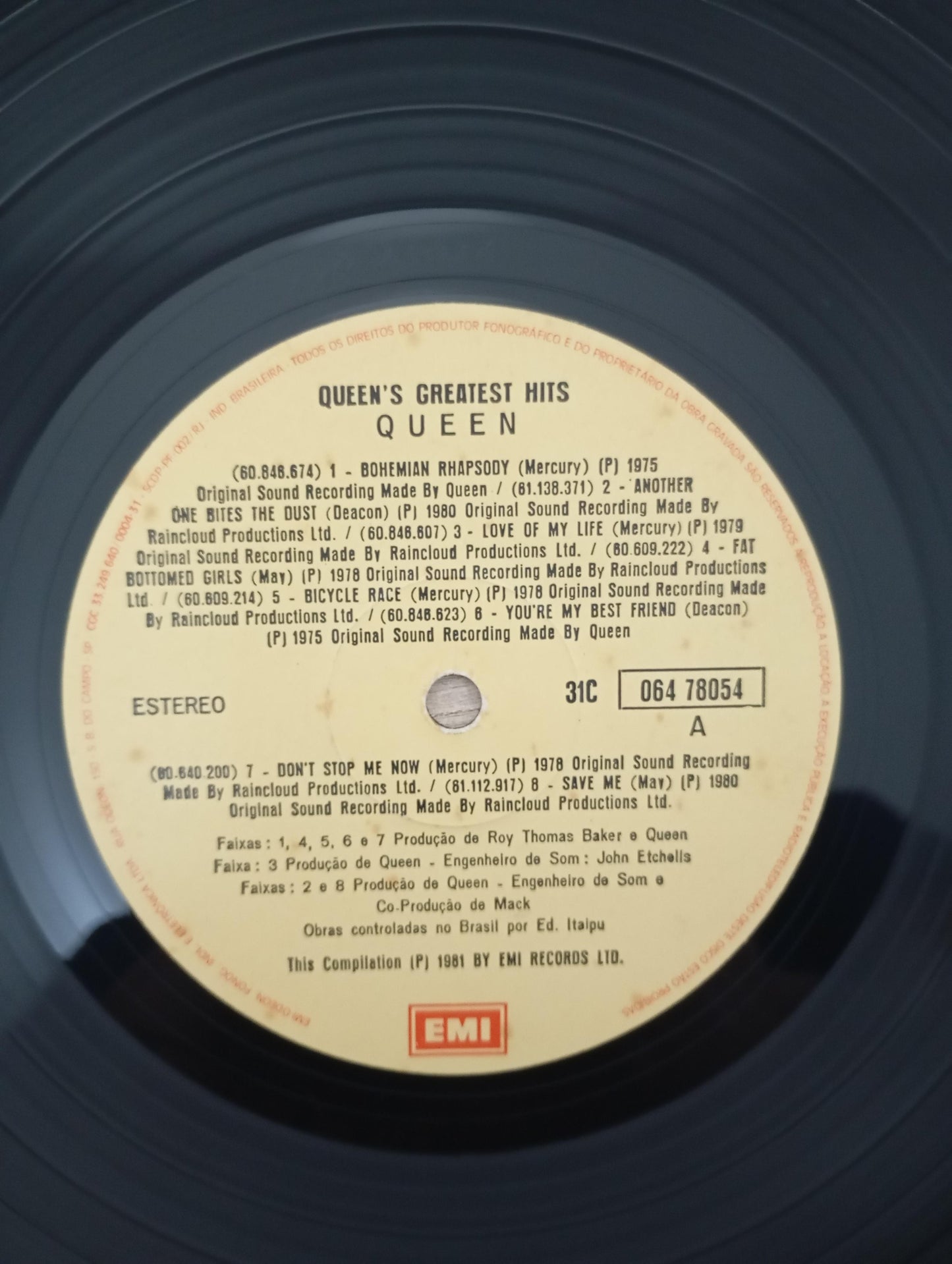 Lp Vinil Queen Greatest Hits Com Encarte