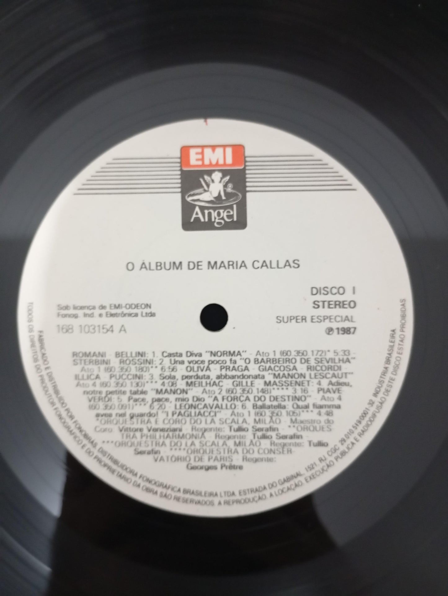 Lp Vinil O Álbum de Maria Callas Duplo Com Encartes