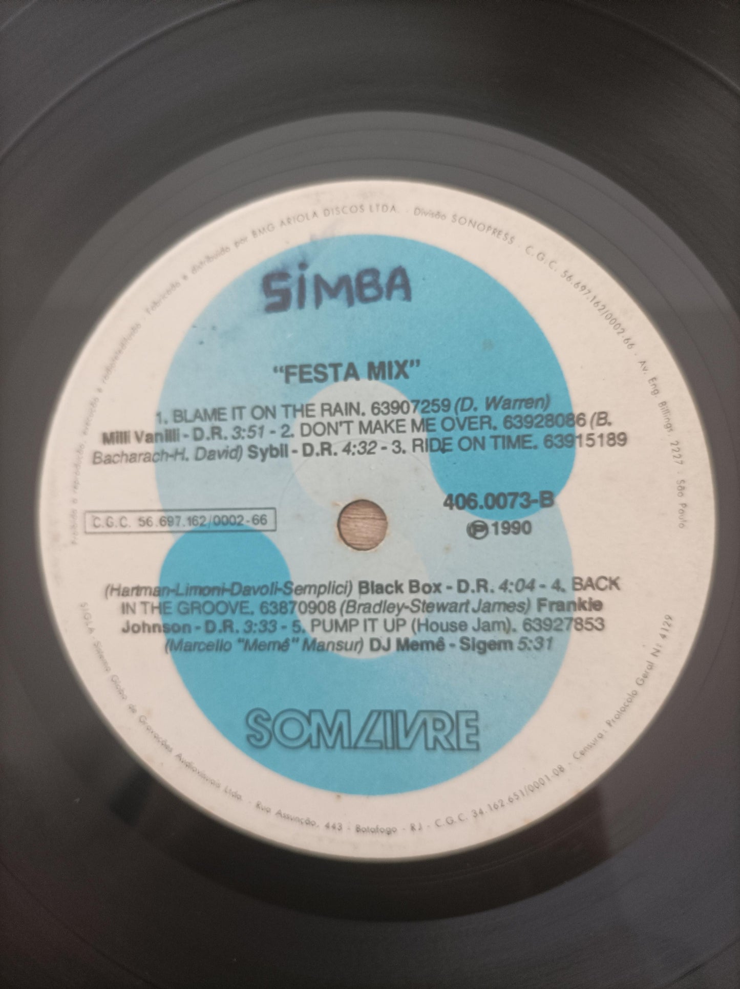 Disco Vinil Mix Festa A