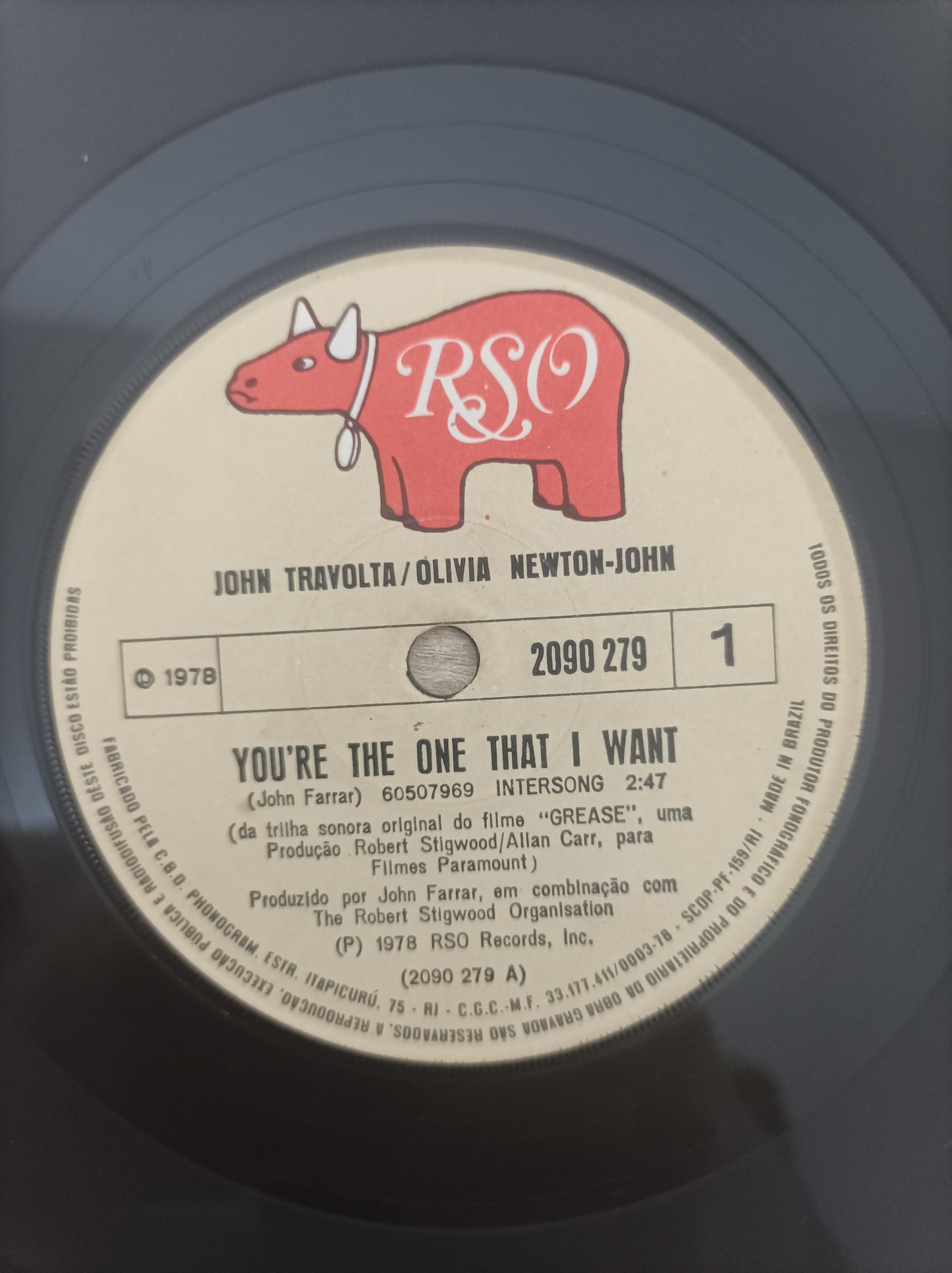 Compacto Vinil John Travolta You're the one that I want