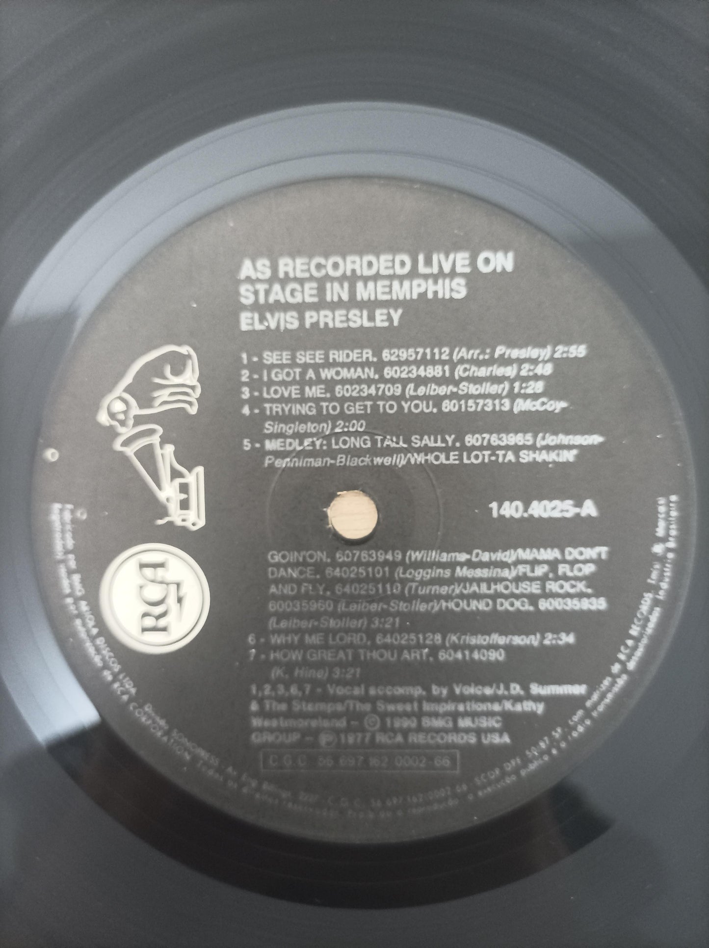 Lp Vinil Elvis Presley Recorded Live On Stage In Memphis