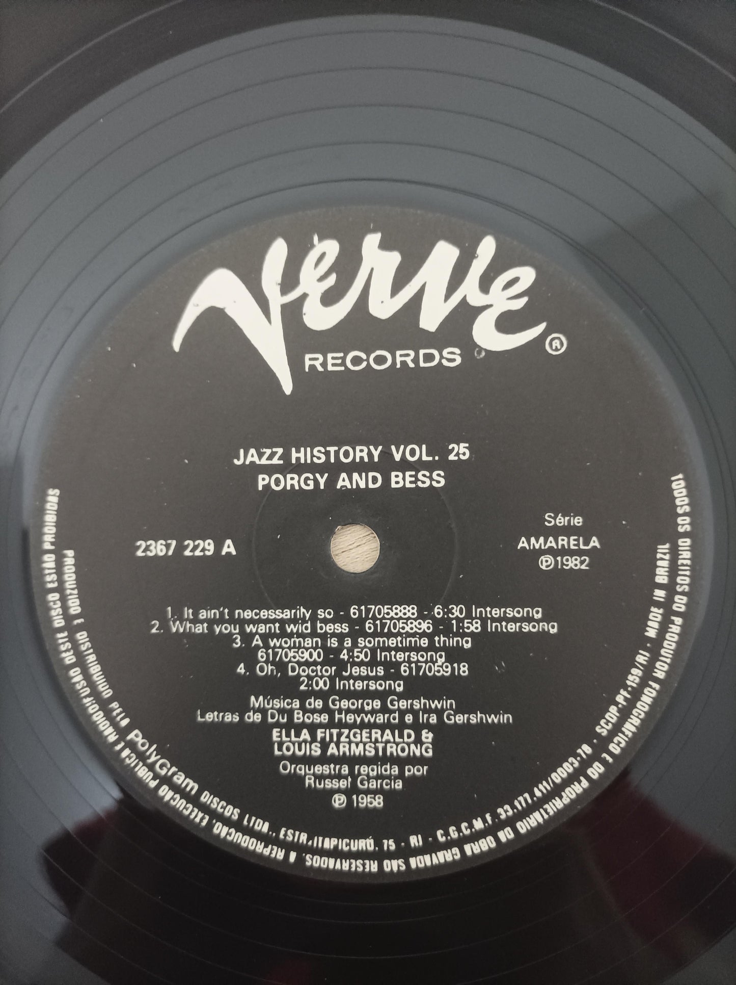 Lp Vinil Ella Fitzgerald Porgy & Bess Duplo