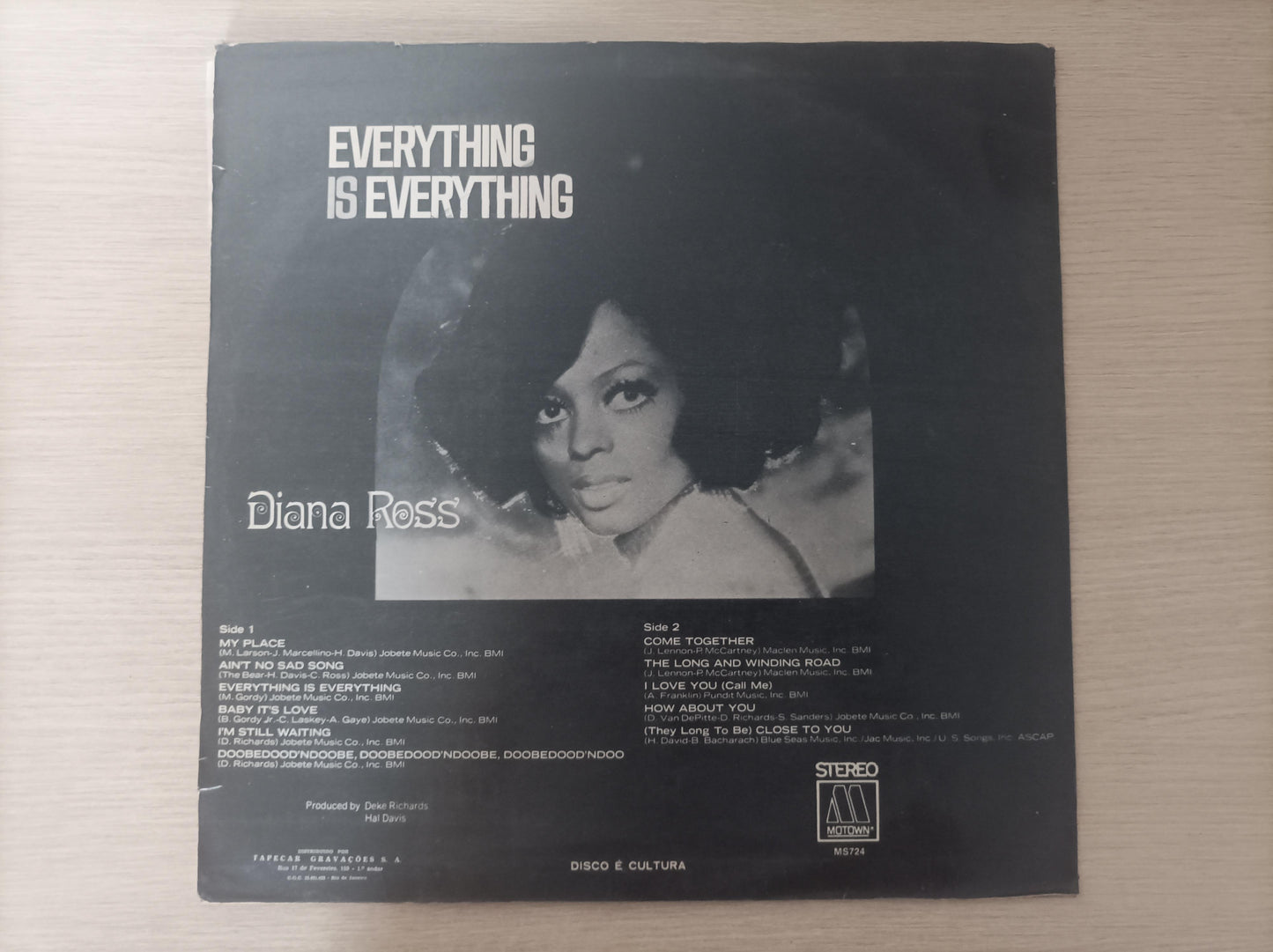 Lp Vinil Diana Ross Everything Is Everything
