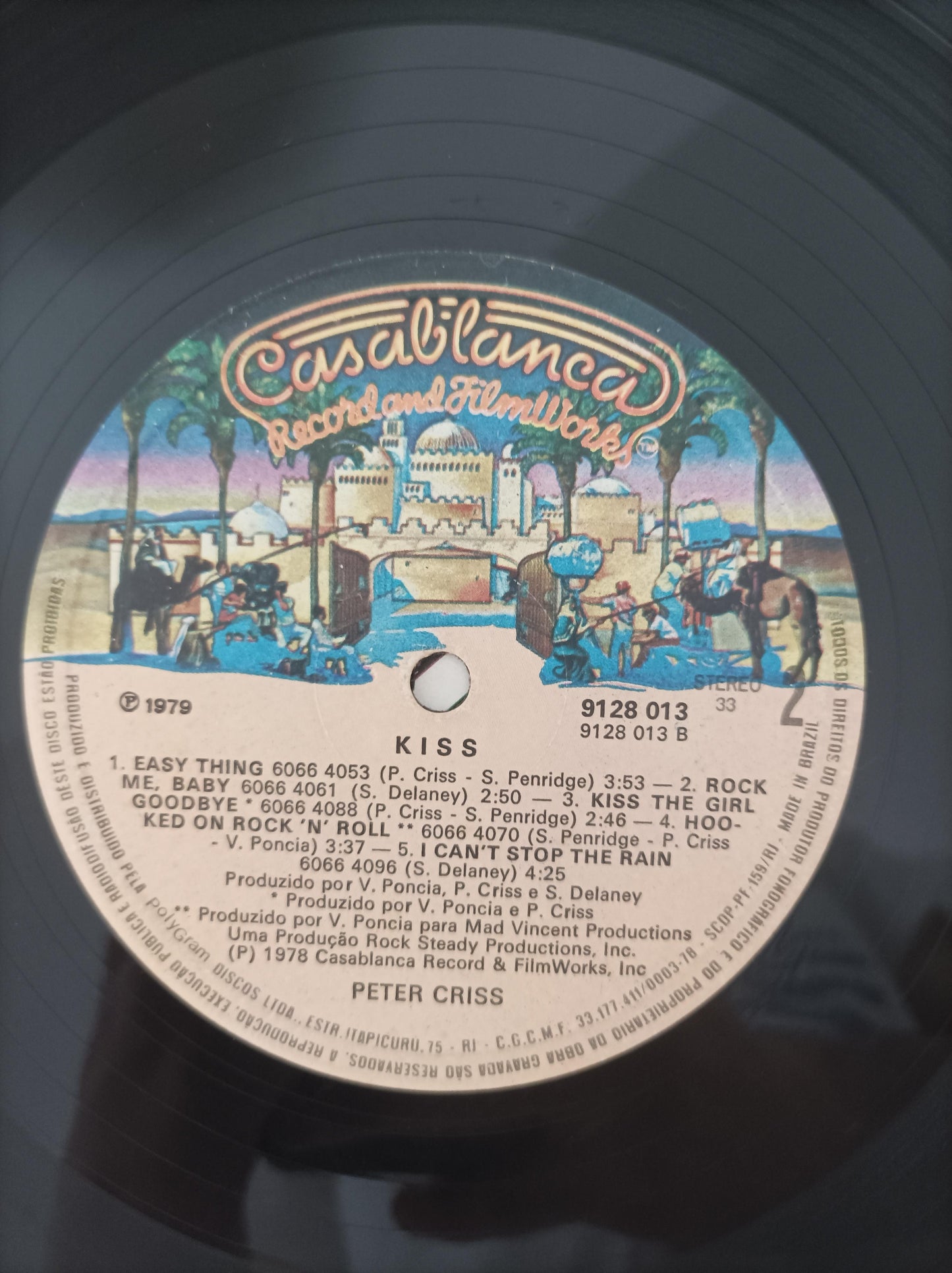 Lp Vinil Kiss Peter Criss Com Encarte