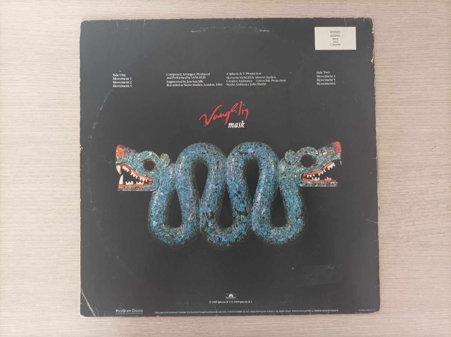 Lp Vinil Vangelis Mask