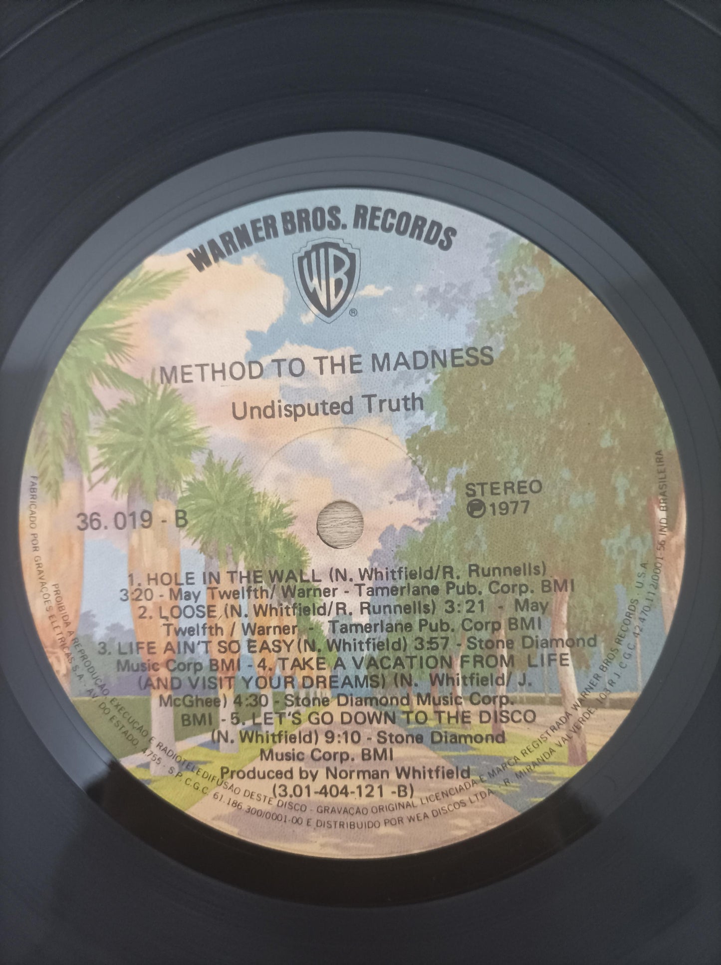 Lp Vinil The Undisputed Truth Method To The Madness