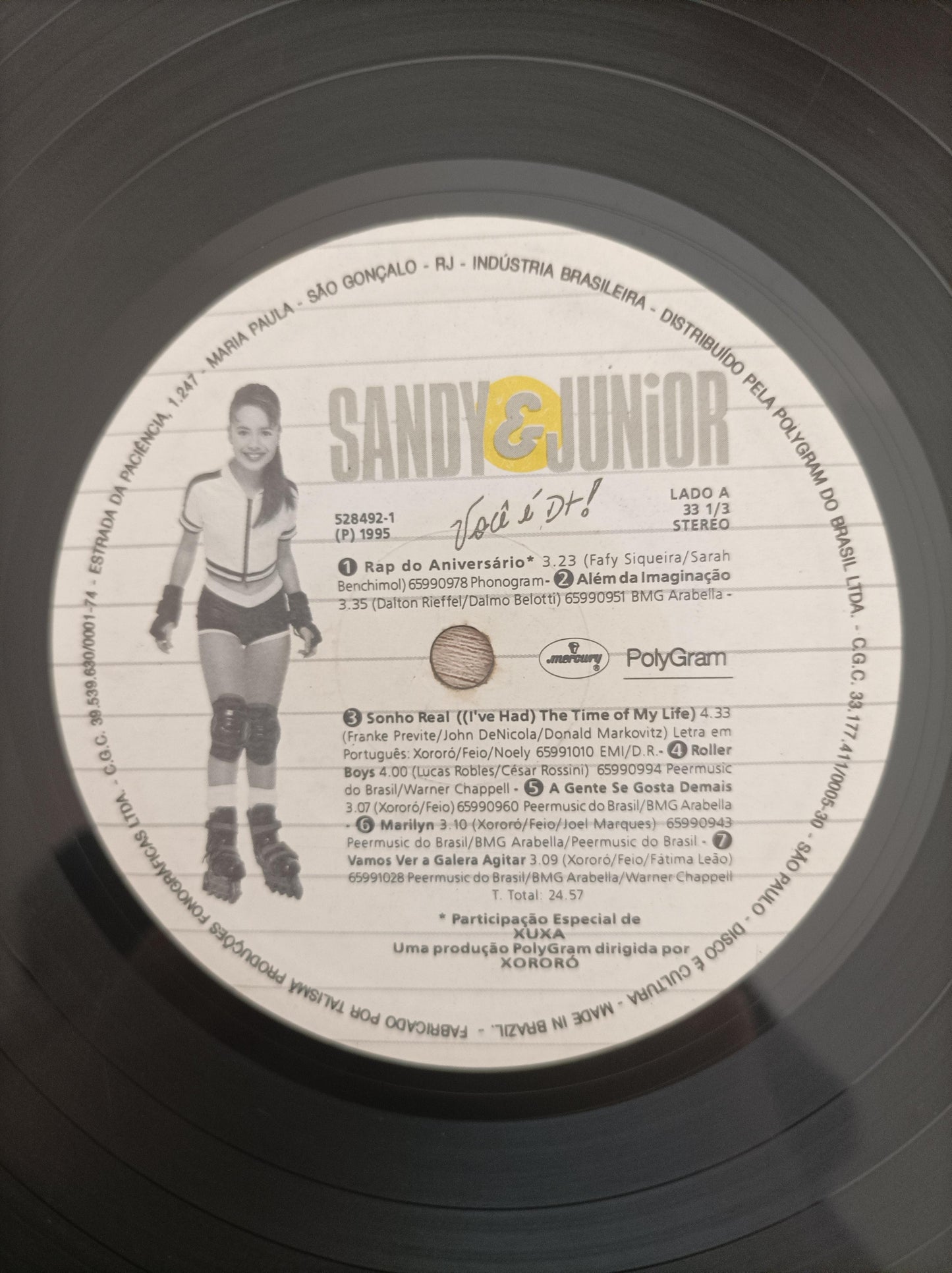 Disco Vinil Você É D+! Sandy & Junior A