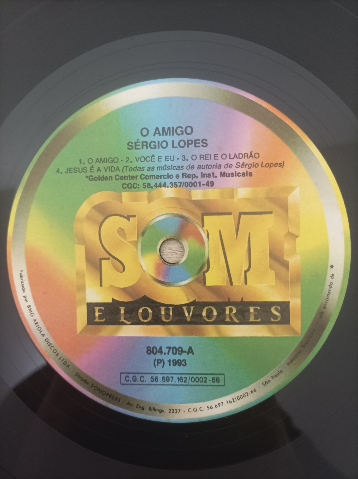 Lp Vinil Sérgio Lopes O Amigo