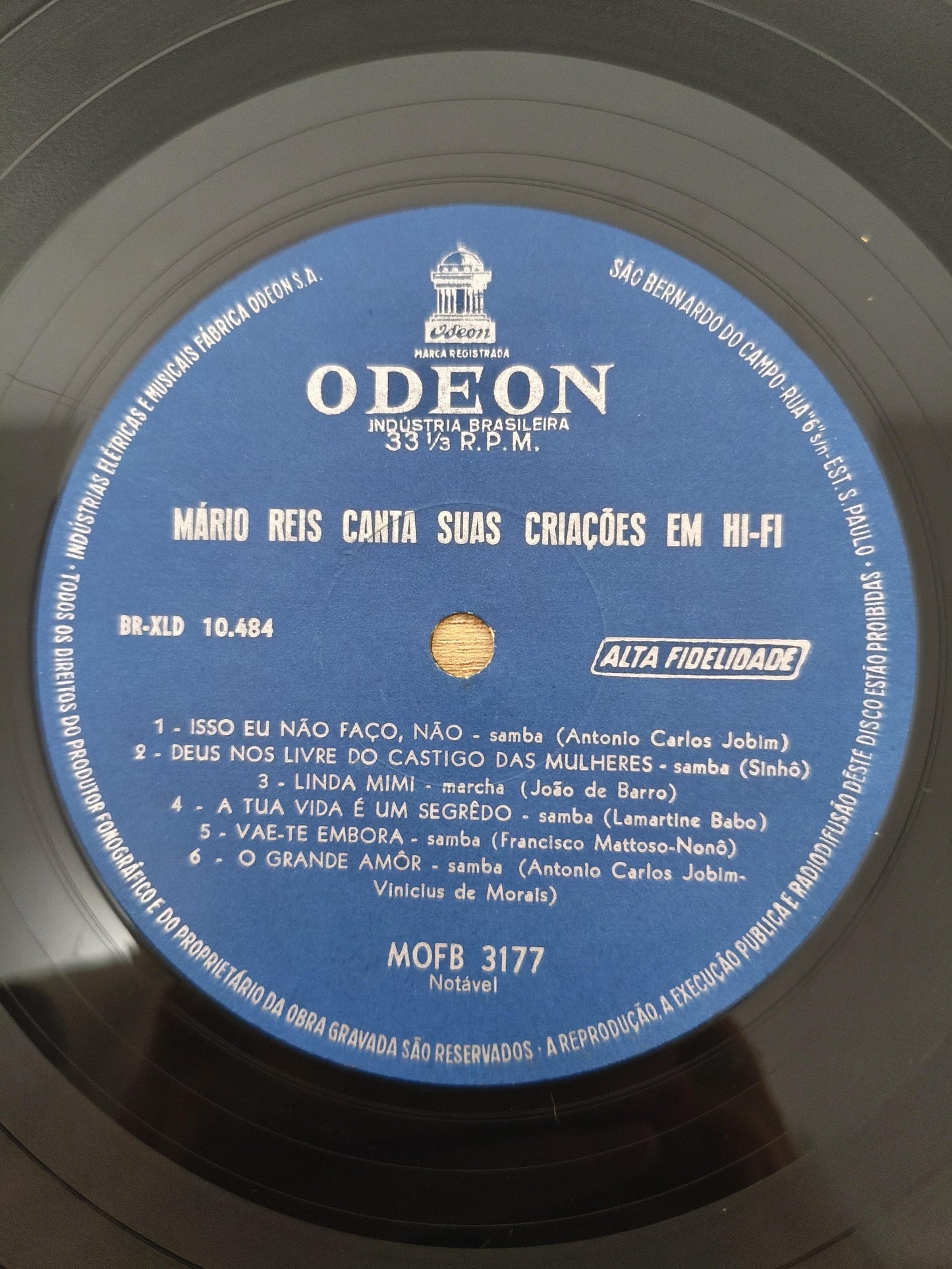 Lp Vinil Mário Reis Canta Suas Criações em Hi-Fi
