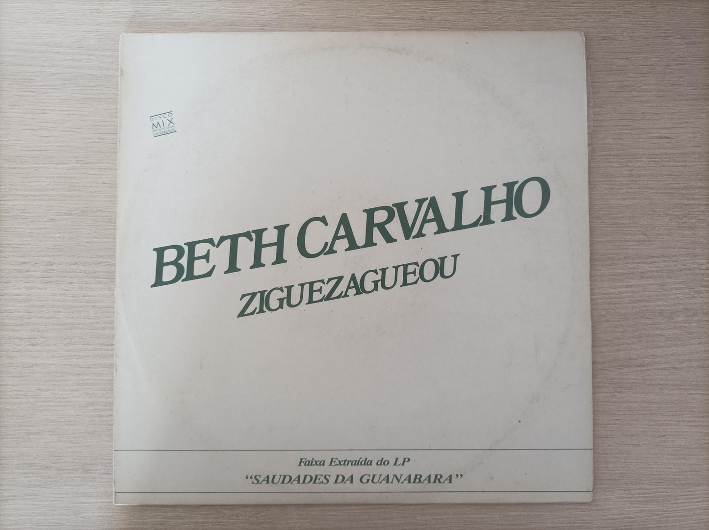 Lp Vinil Beth Carvalho Ziguezagueou