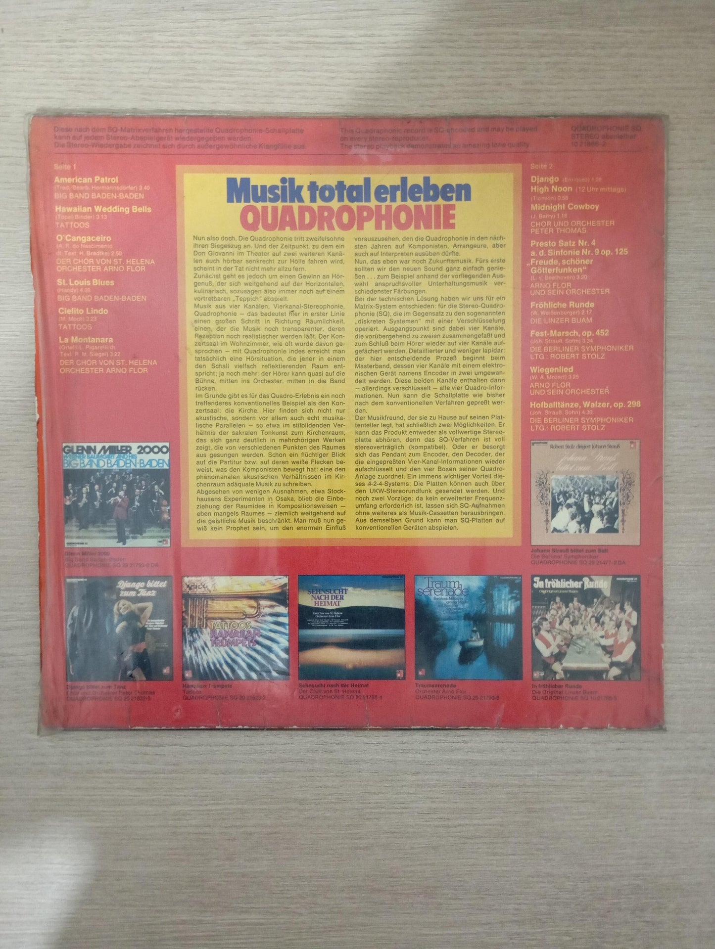 Lp Vinil Musik Total Erleben