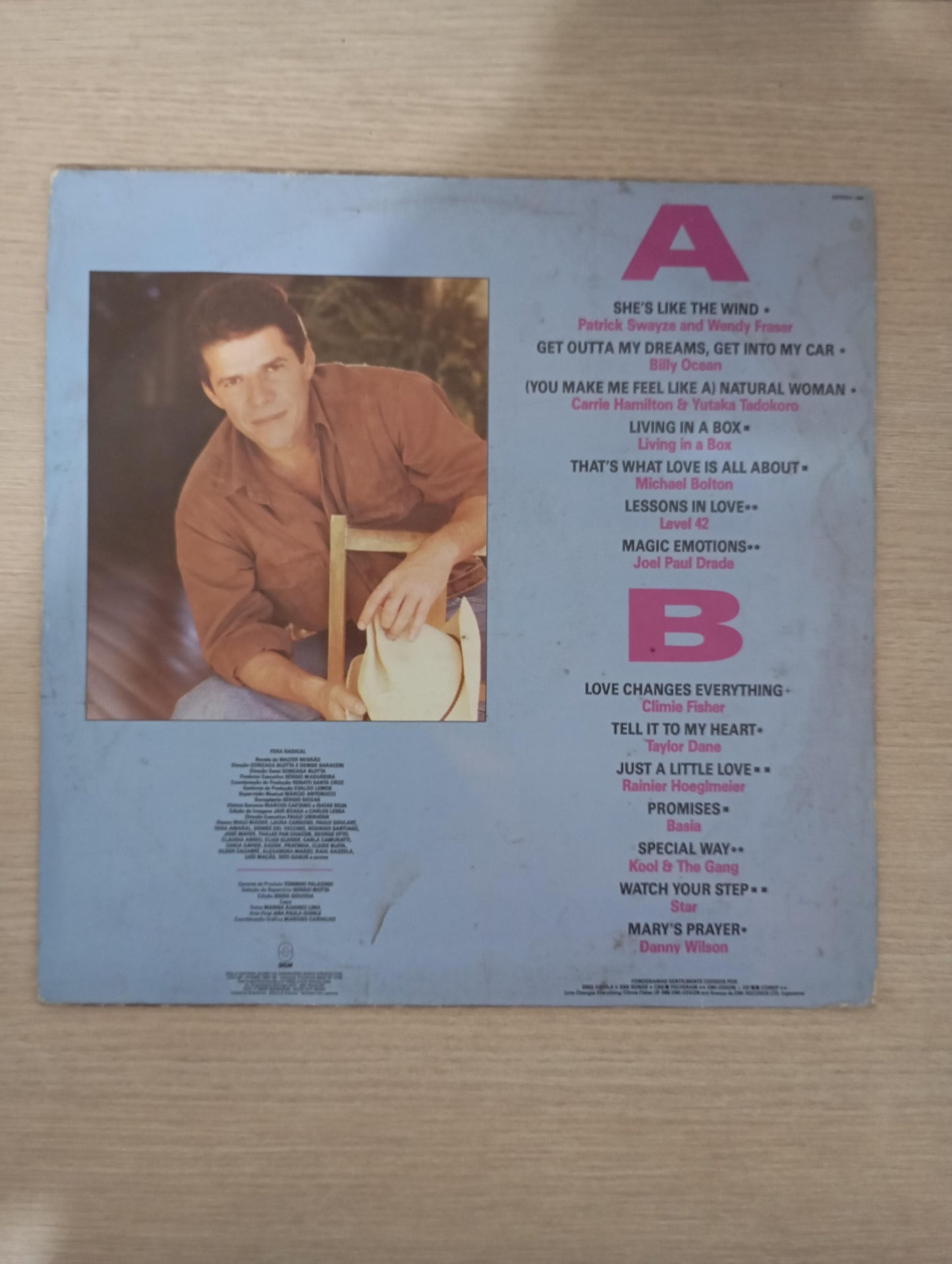 Lp Vinil Trilha Novela Fera Radical Internacional 1988