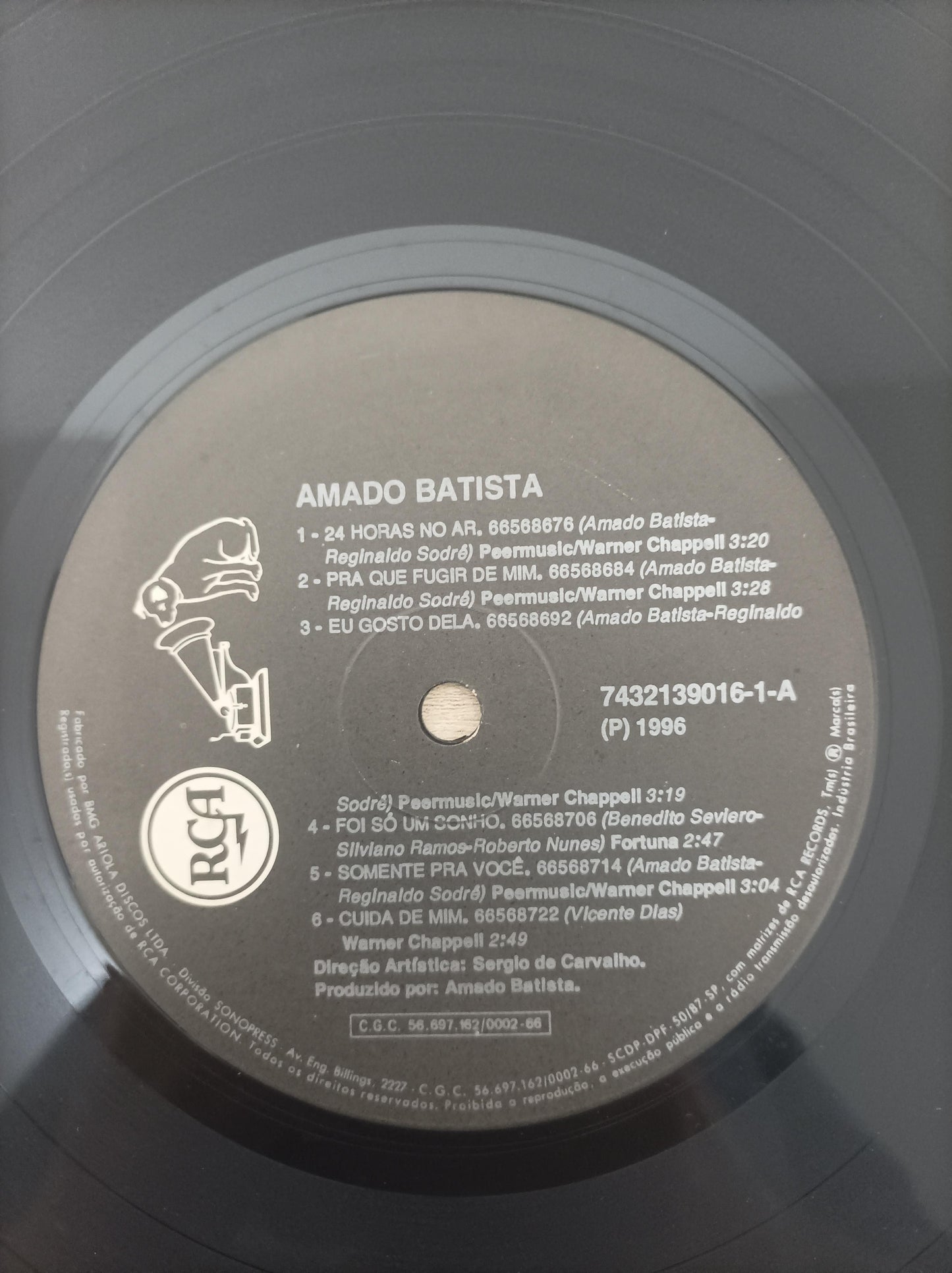 Lp Vinil Amado Batista 1996 Com Encarte