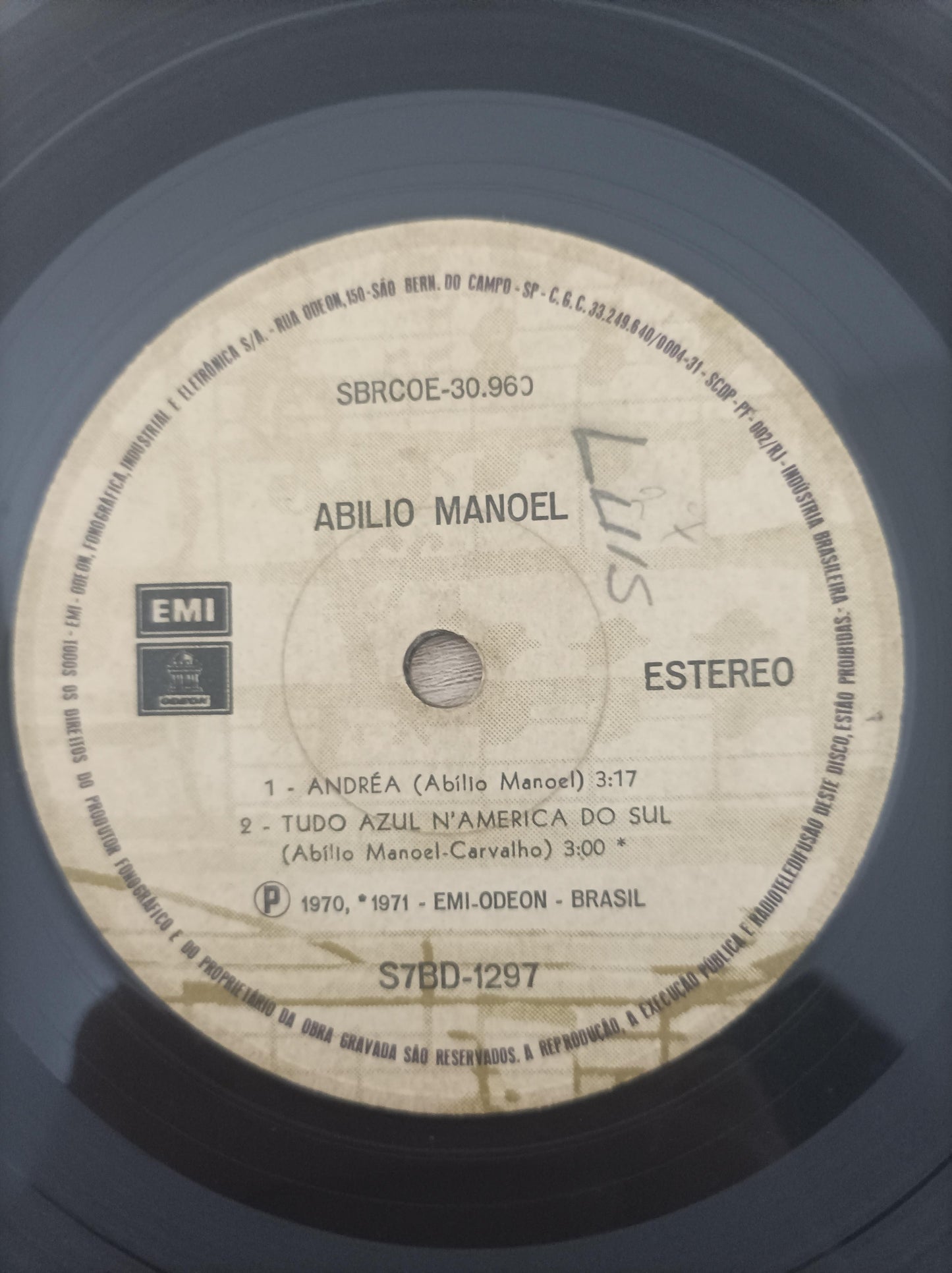 Compacto Vinil Abílio Manoel Pena Verde / Luiza Manequim