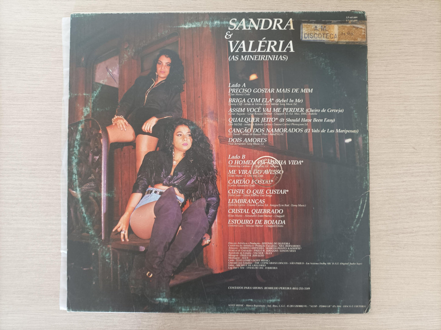 Lp Vinil Sandra & Valéria (As Mineirinhas) 1991