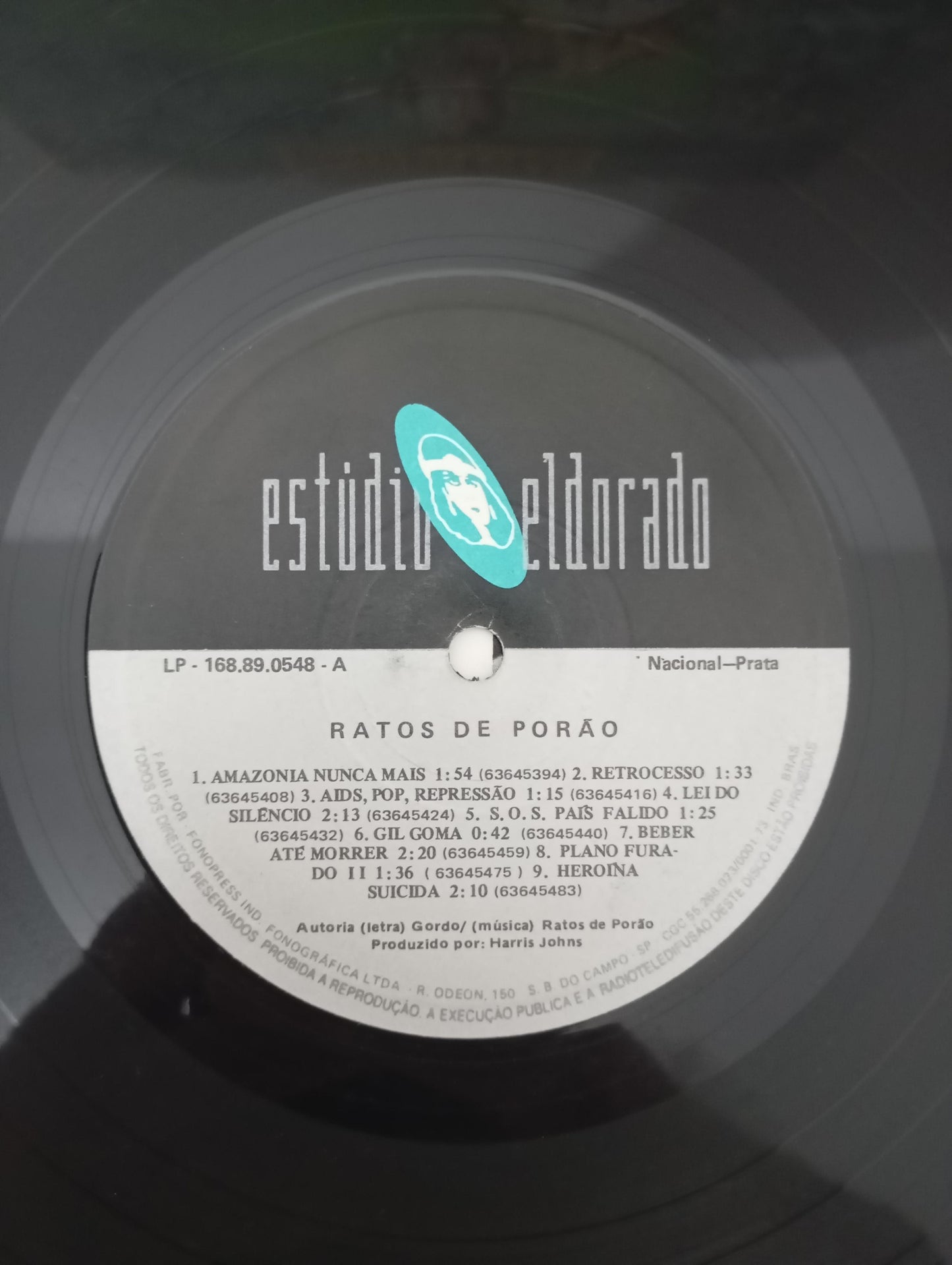 Lp Vinil Ratos De Porão Brasil Com Encarte