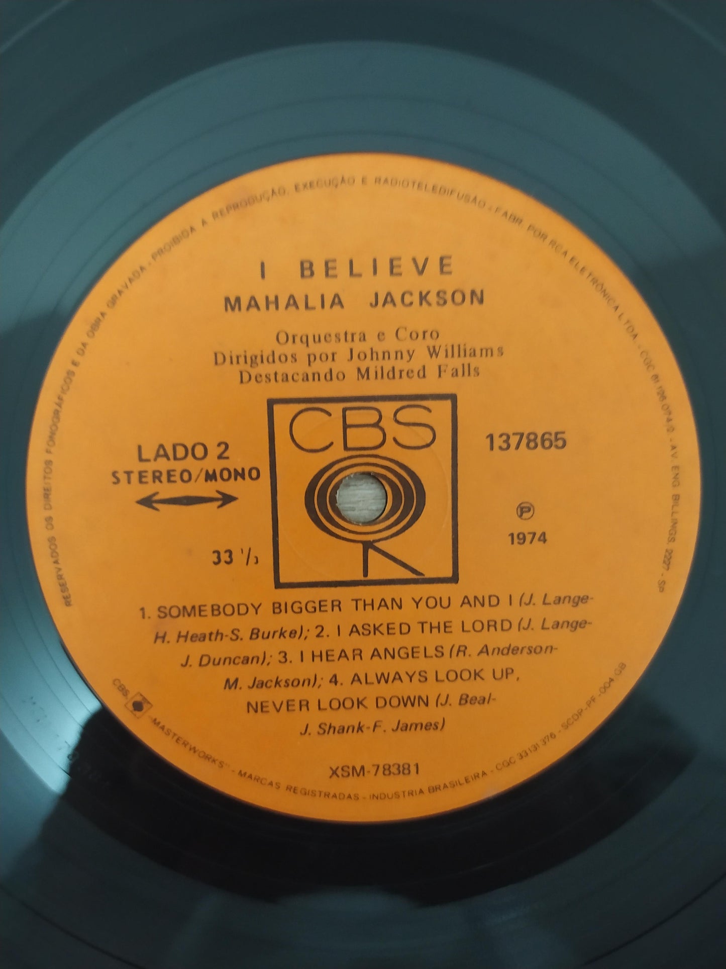Lp Vinil Mahalia Jackson I Believe