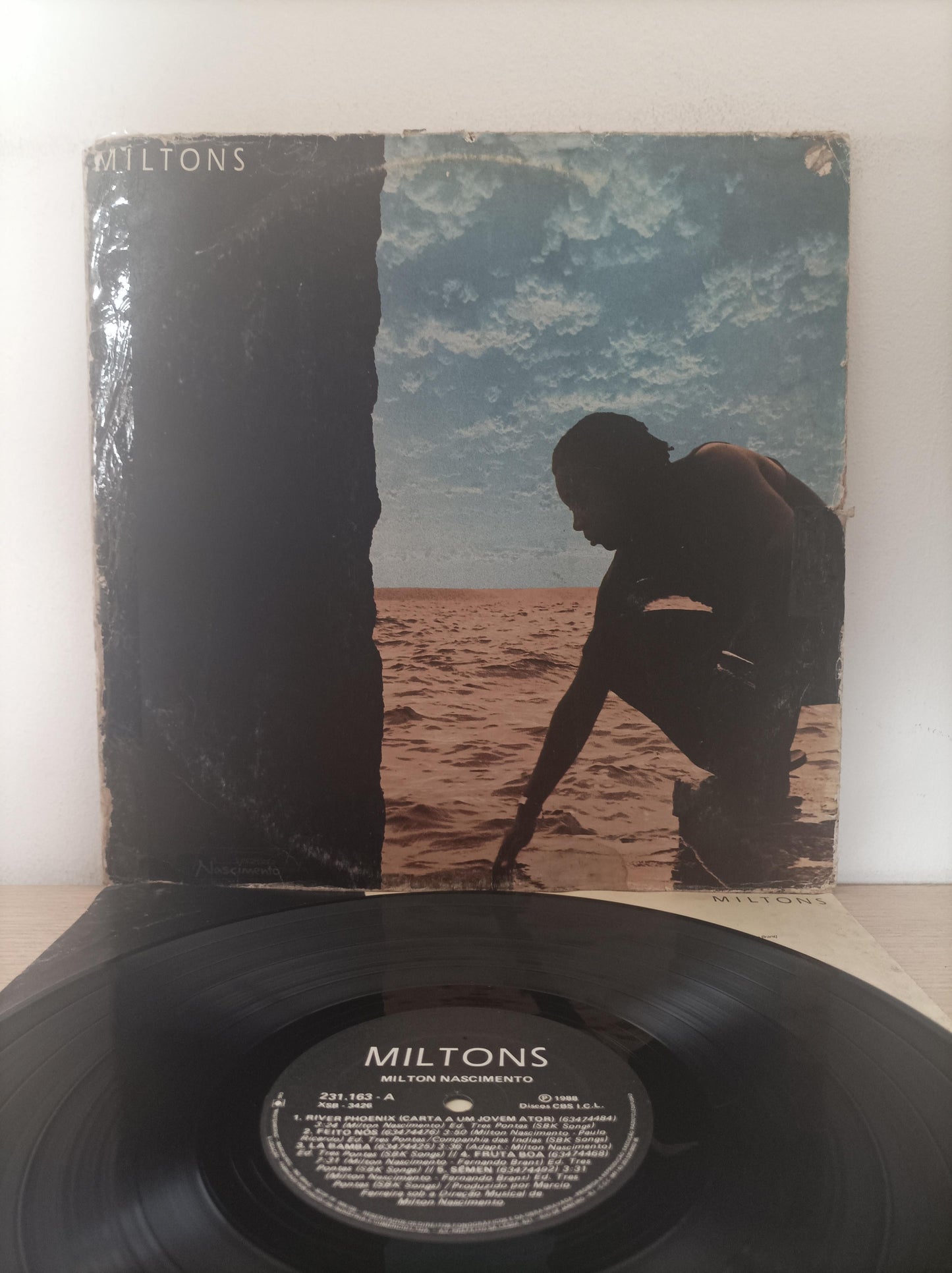 Lp Vinil Milton Nascimento Miltons Com Encarte