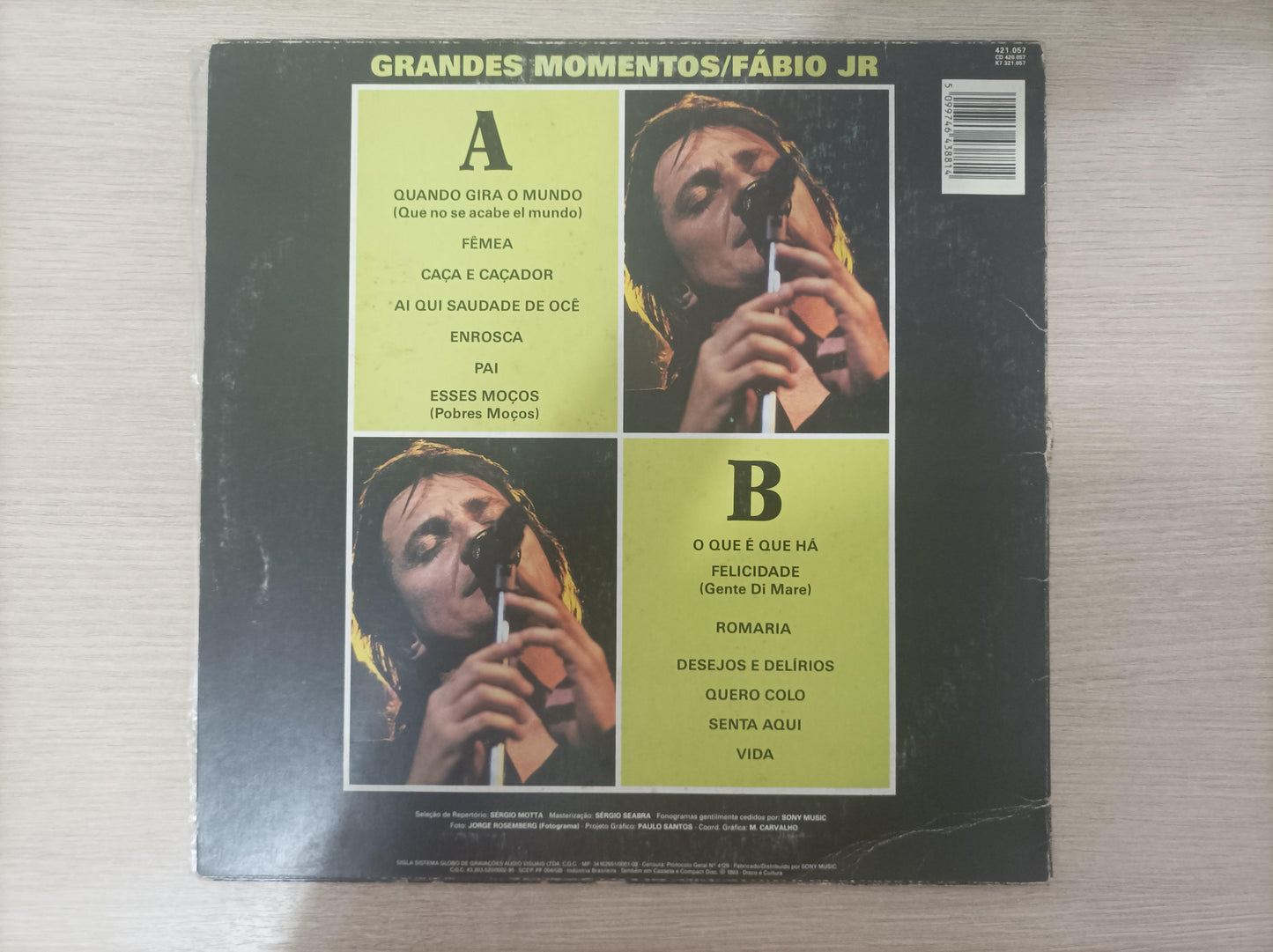 Lp Vinil Fábio Jr. Grandes Momentos