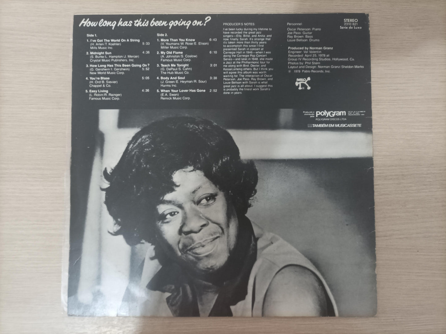 Disco Vinil How Long Has This Been Going On? Sarah Vaughan A