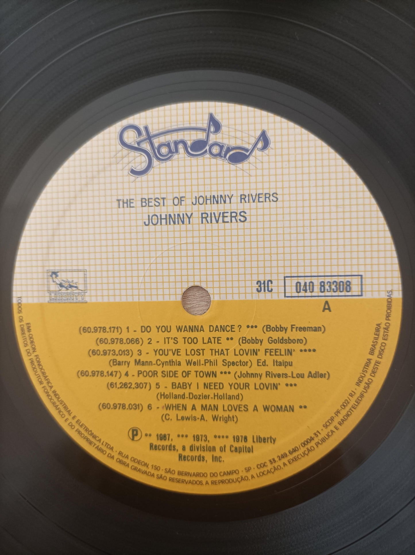 Disco Vinil The Best Of Johnny Rivers A