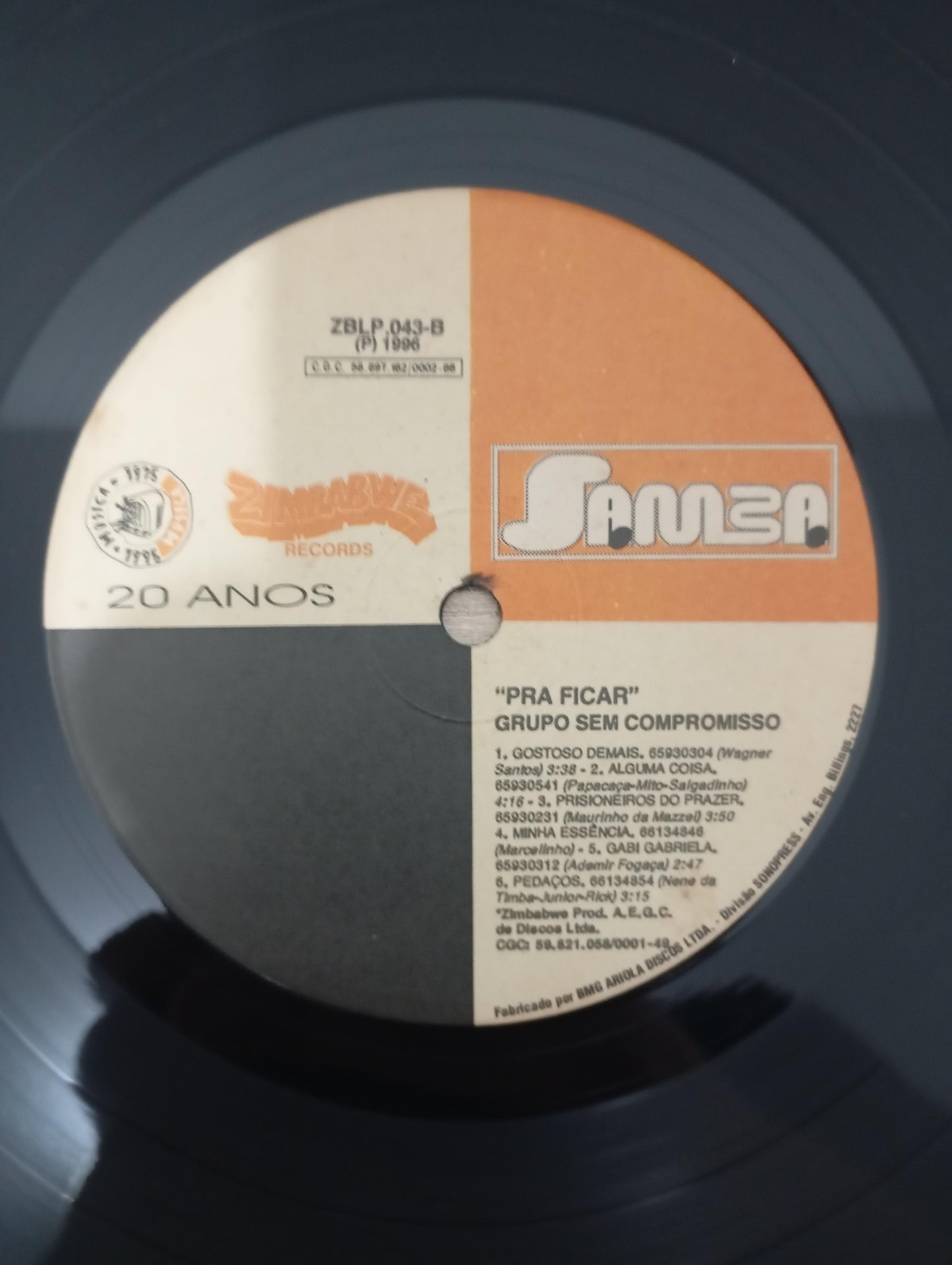 Lp Vinil Grupo Sem Compromisso Pra Ficar