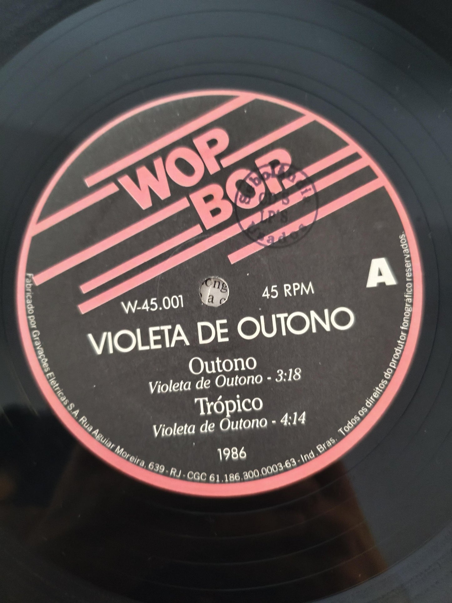 Lp Vinil Violeta De Outono 1987 Com Encarte