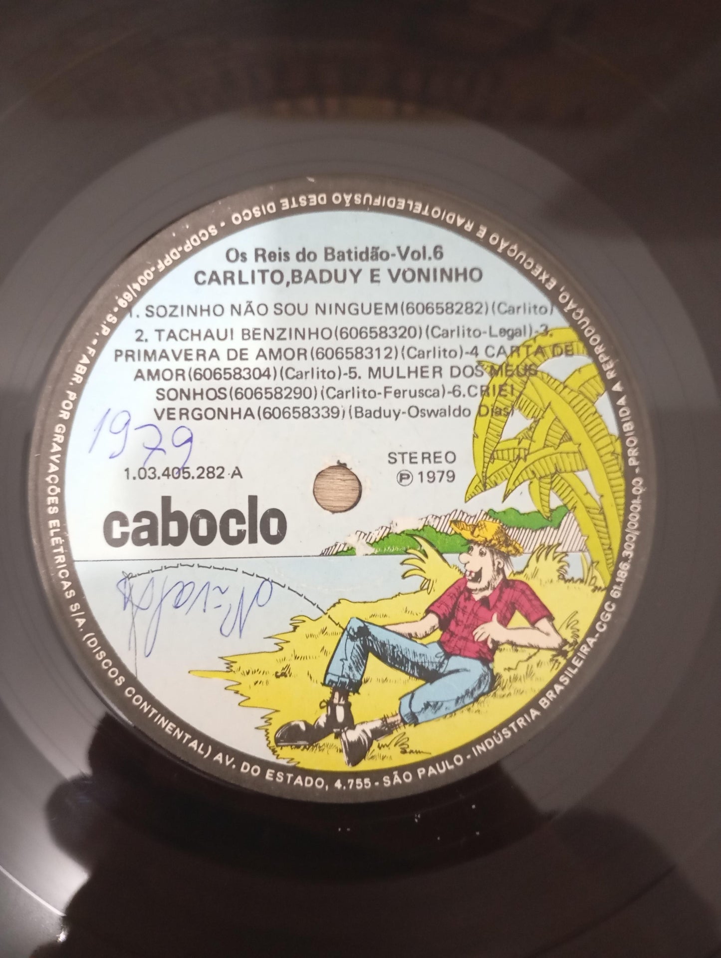 Lp Vinil Carlito, Baduy e Voninho Os Reis do Batidão Vol. 6