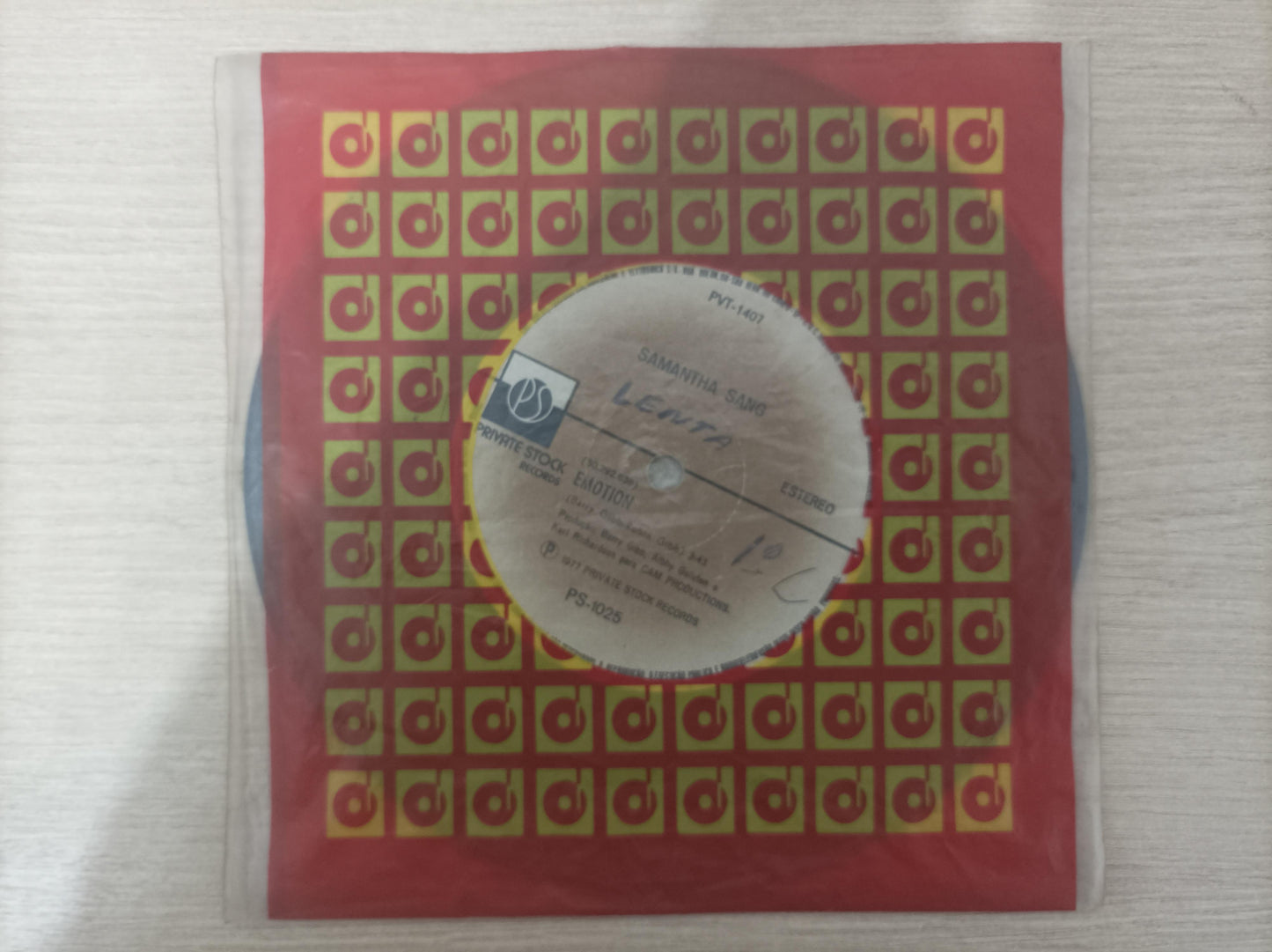 Compacto Vinil Samantha Sang Emotion