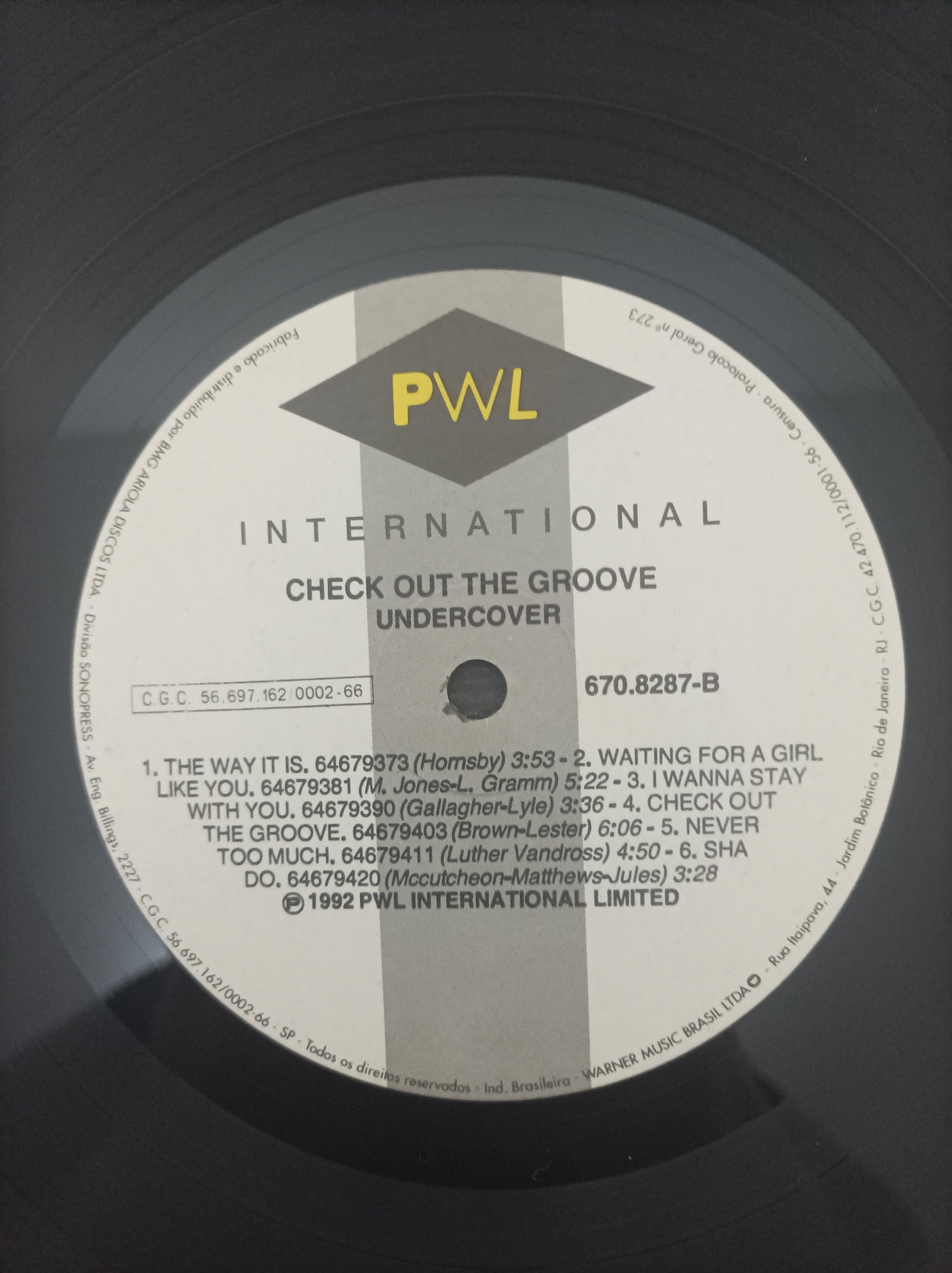Lp Vinil Undercover Check Out The Groove Com Encarte