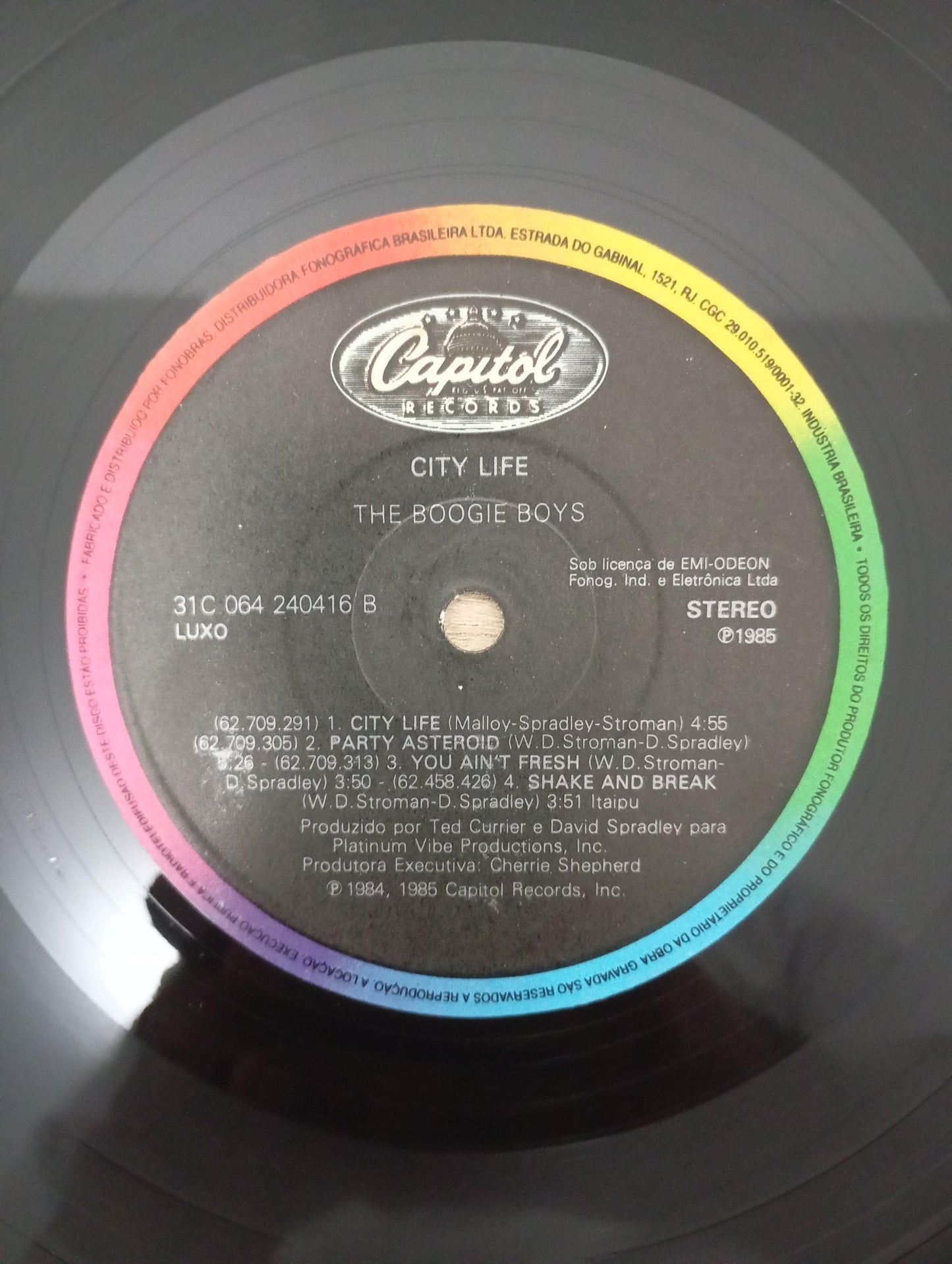 Lp Vinil Boogie Boys City Life