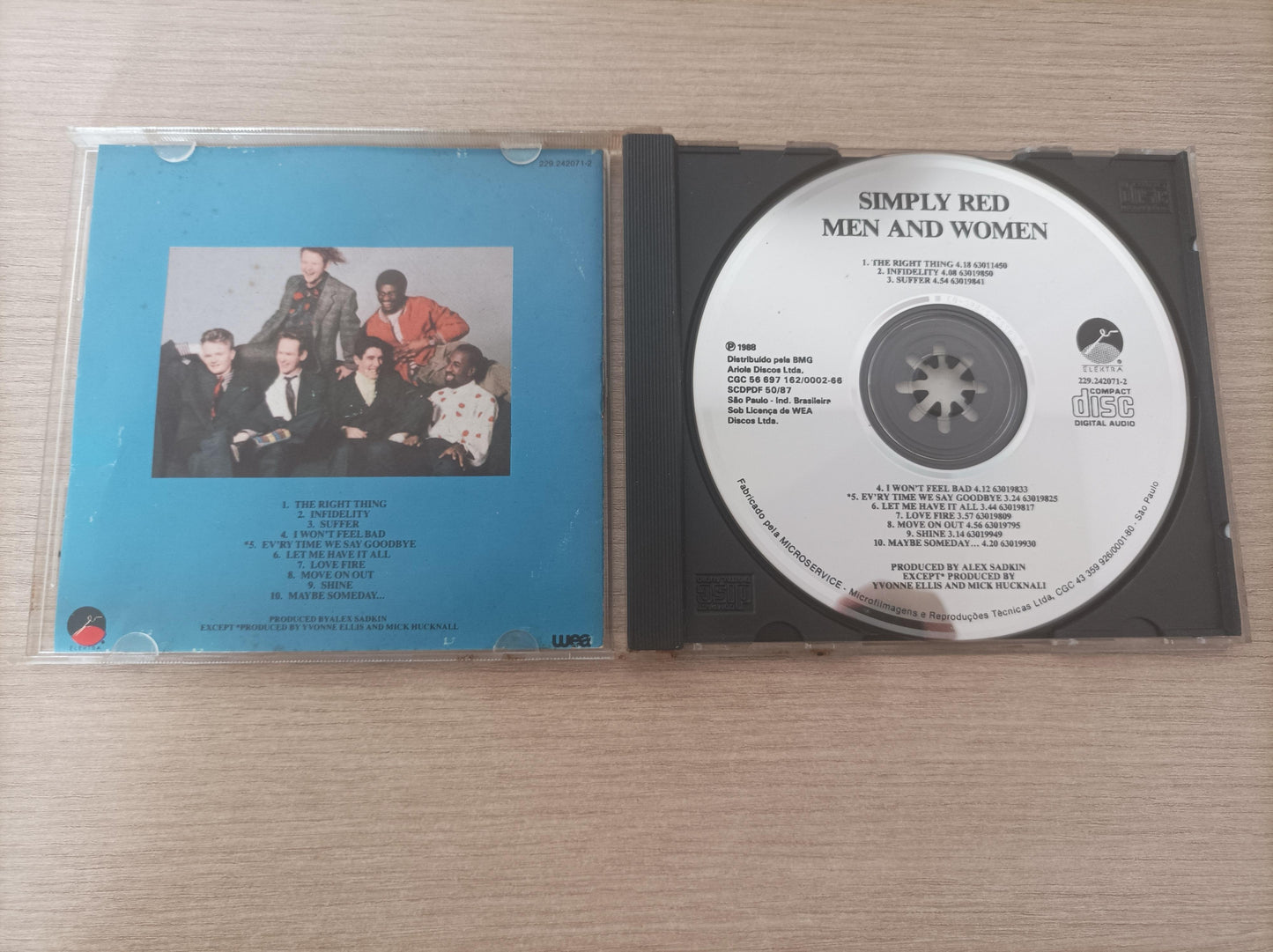 CD Simply Red Men And Women