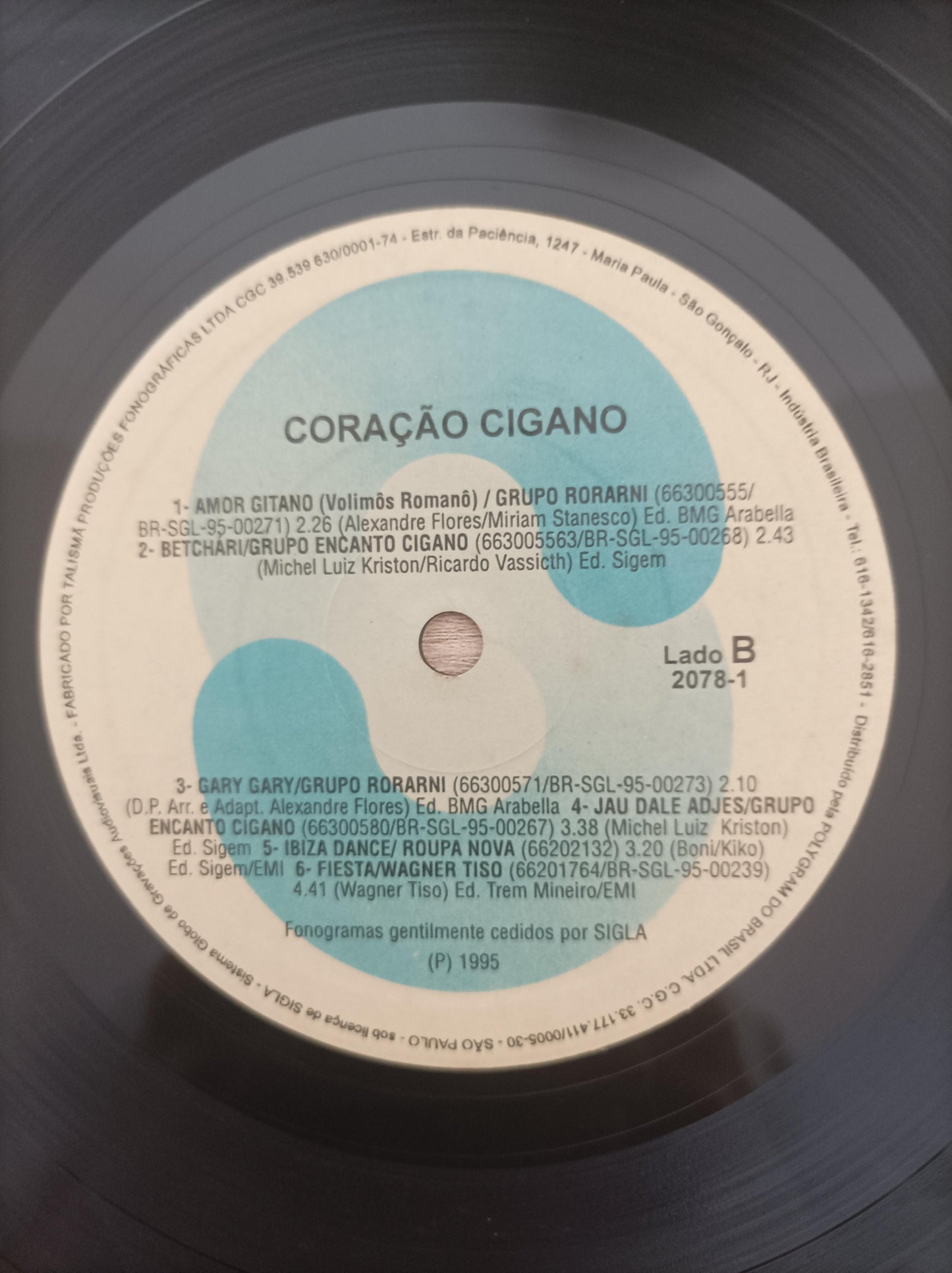 Lp Vinil Coração Cigano Trilha Sonora