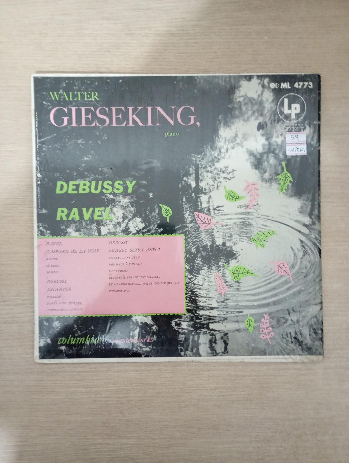 Lp Vinil Walter Gieseking Images Importado