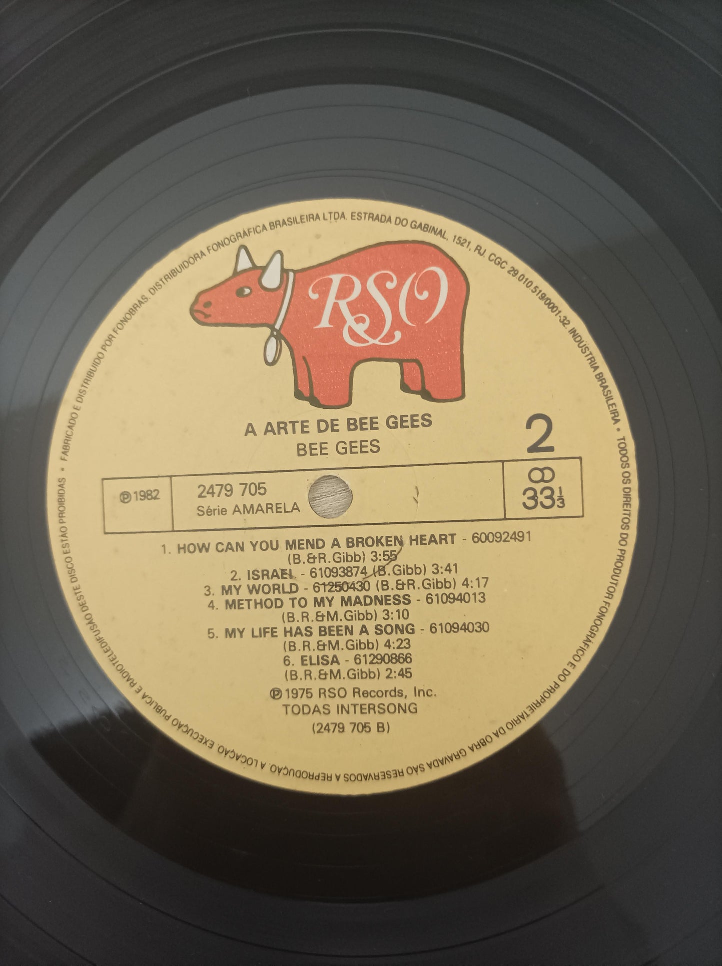 Lp Vinil Bee Gees A arte de Duplo