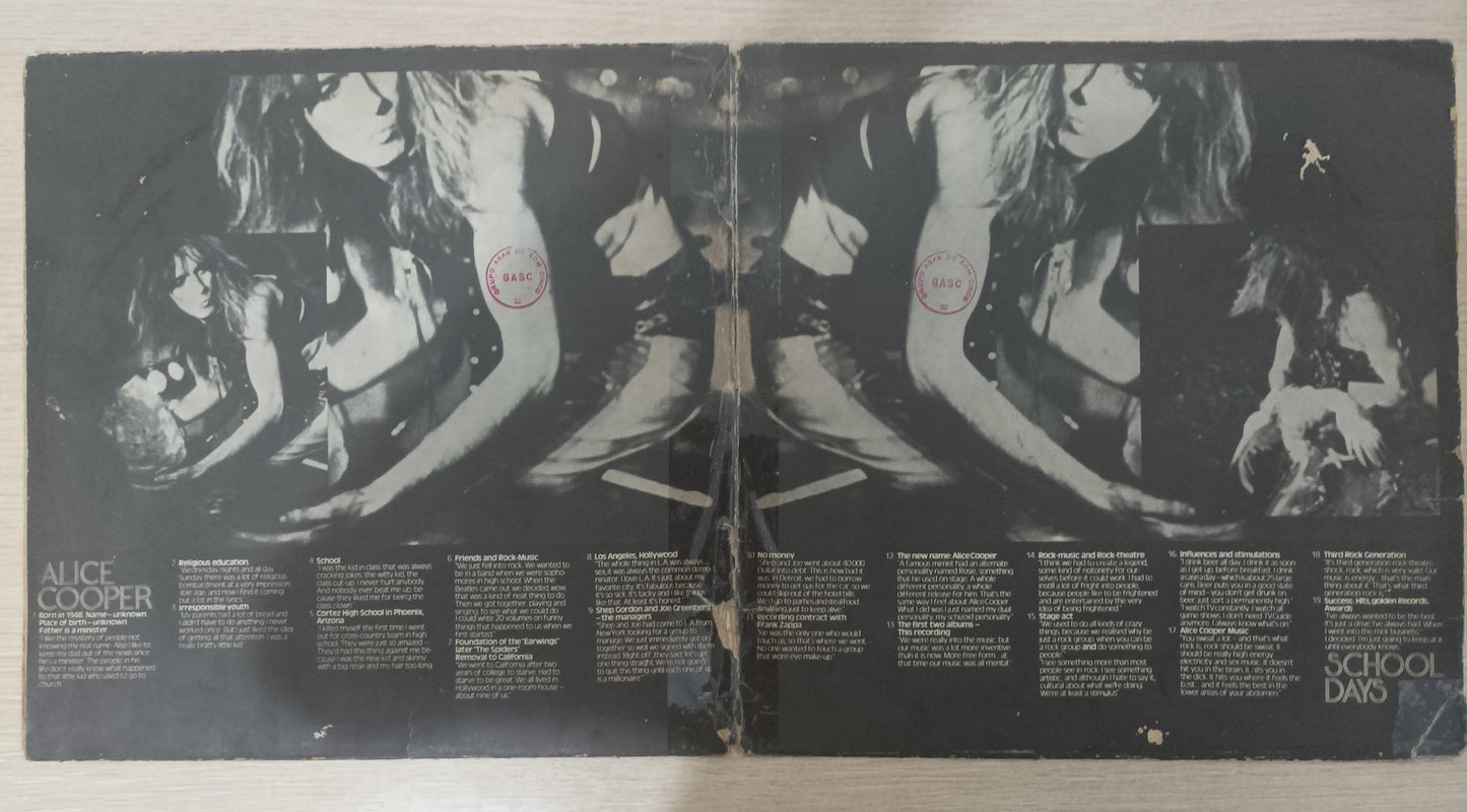 Lp Vinil Alice Cooper School Days Duplo, Leia