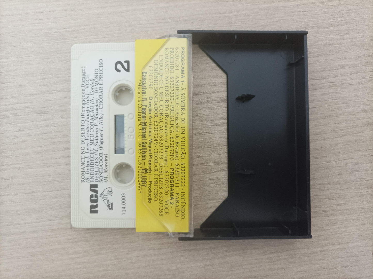 Fita K7 Cassete Raimundo Fagner Romance No Deserto