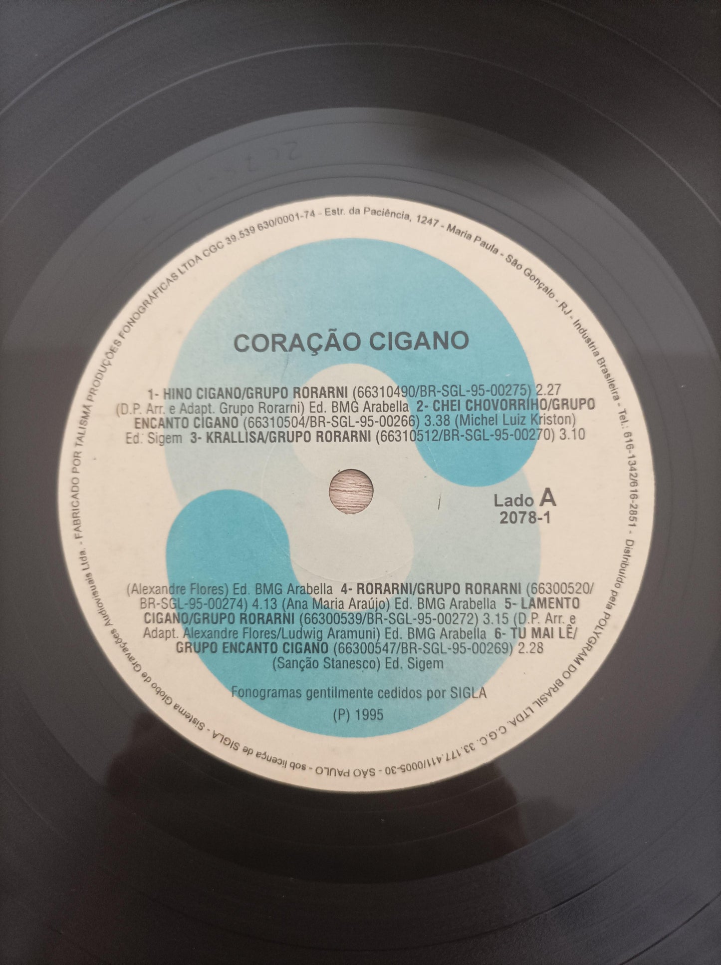 Lp Vinil Coração Cigano Trilha Sonora